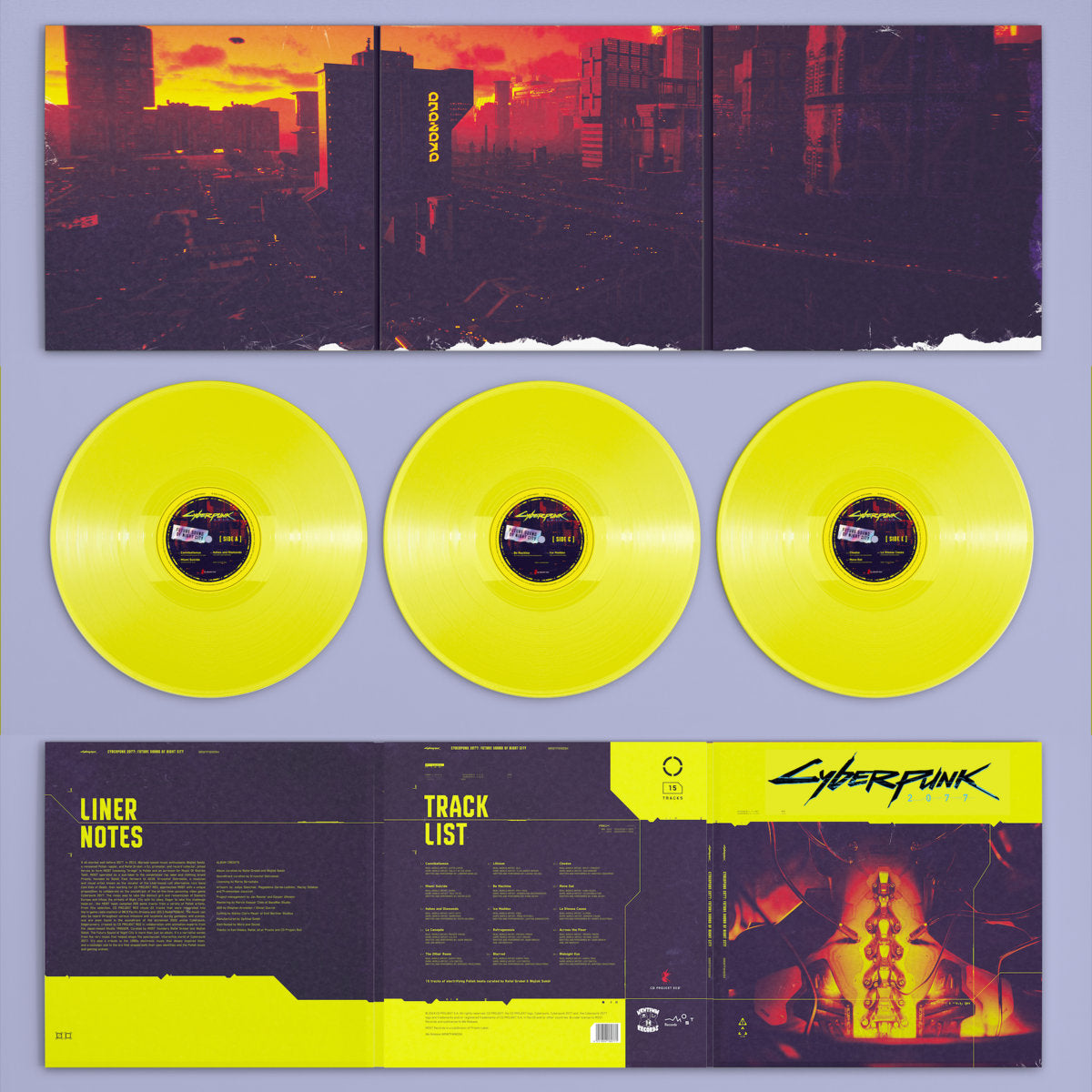 Various - Cyberpunk 2077: Future Sound of Night City / Vinyl 3LP on YELLOW