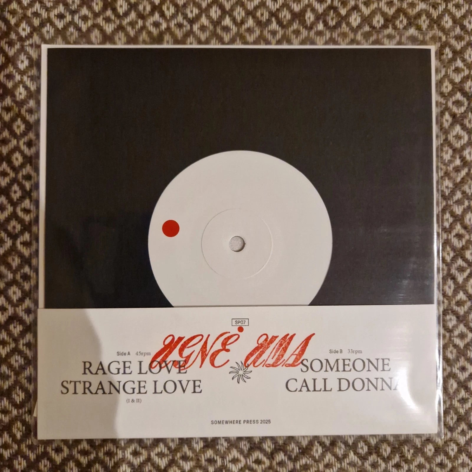 Ugnė Uma – Rage Love Strange Love / Someone Call Donna / Vinyl 7"