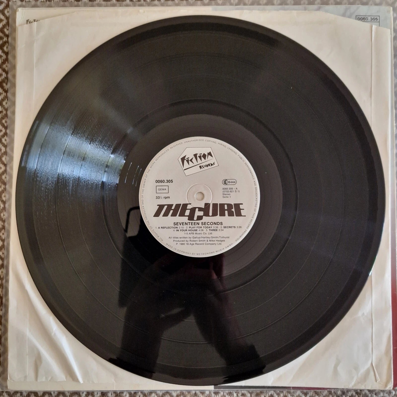 The Cure ‎– Seventeen Seconds / Vinyl LP (1980 Germany pressing)