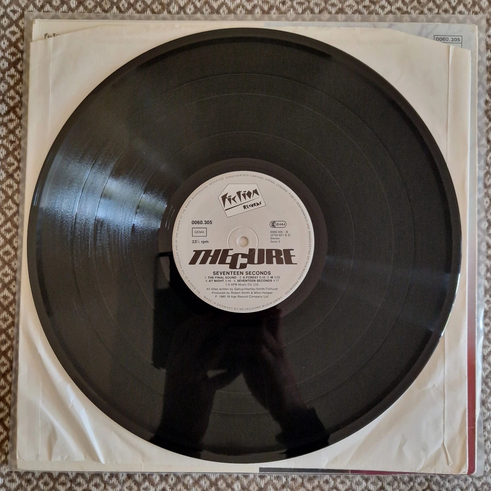 The Cure ‎– Seventeen Seconds / Vinyl LP (1980 Germany pressing)