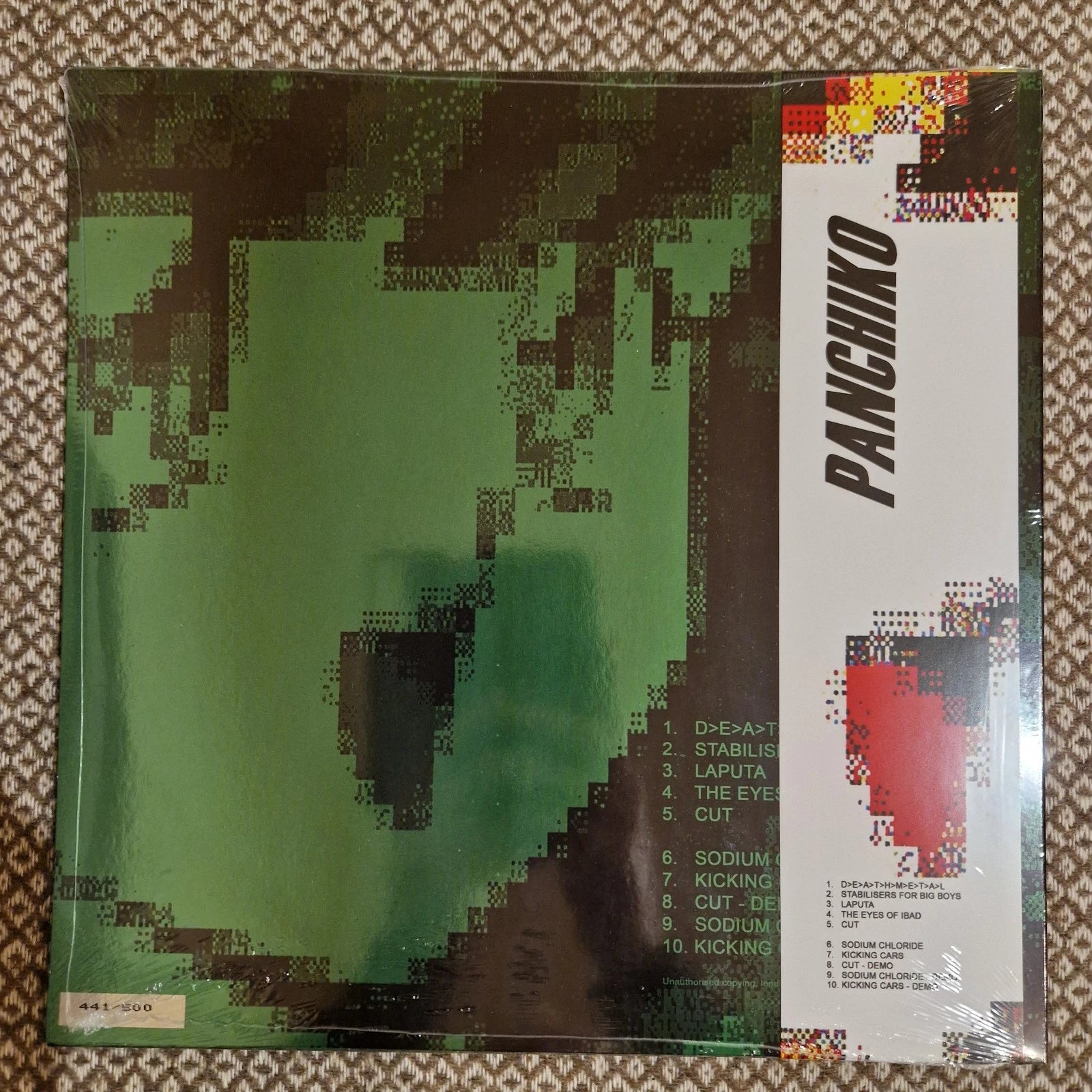 Panchiko – D E A T H M E T A L / Vinyl LP on Green, Red and Blue Splatter