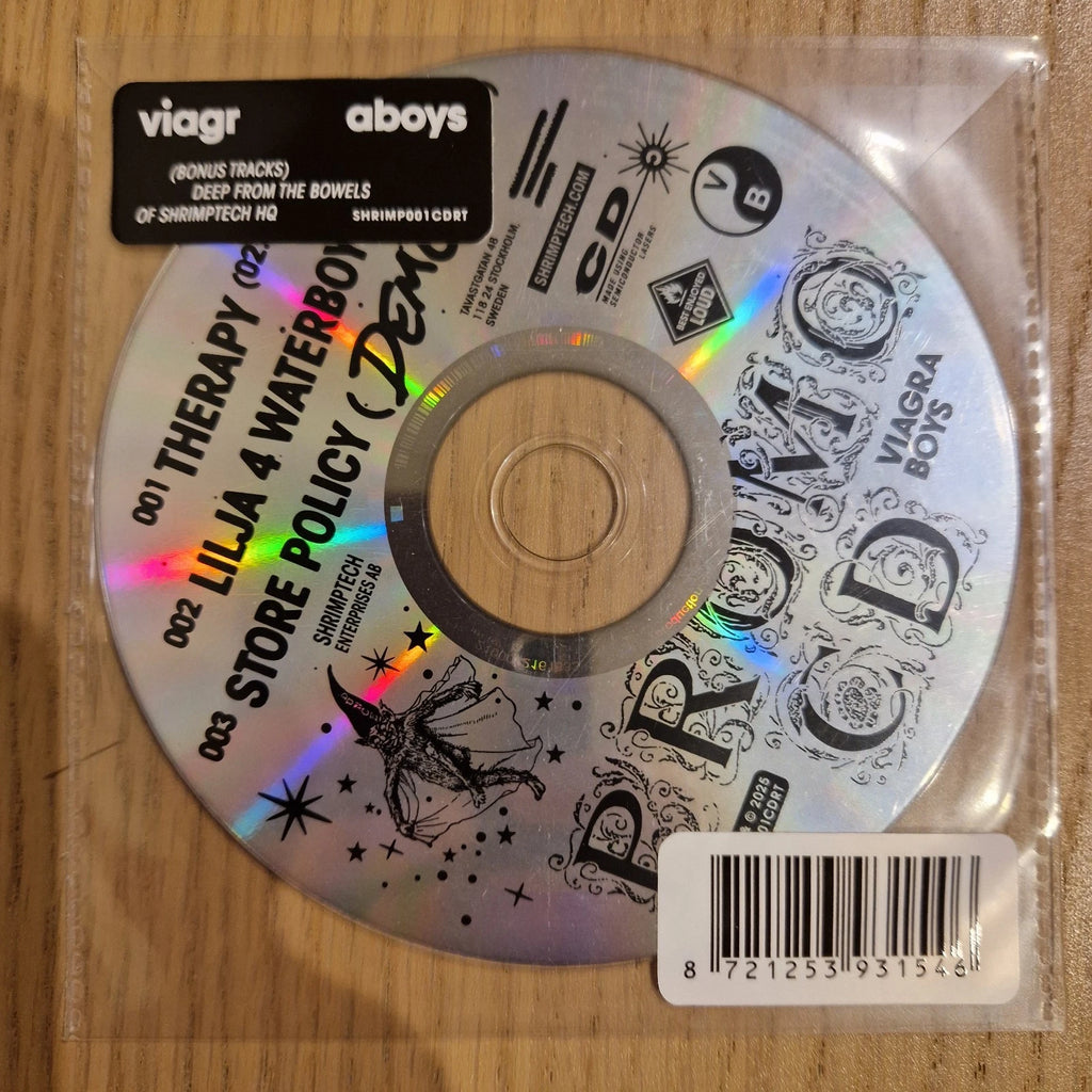 Viagra Boys ‎– Viagr Aboys / Vinyl LP on Transparent Pink / White + Bonus CD