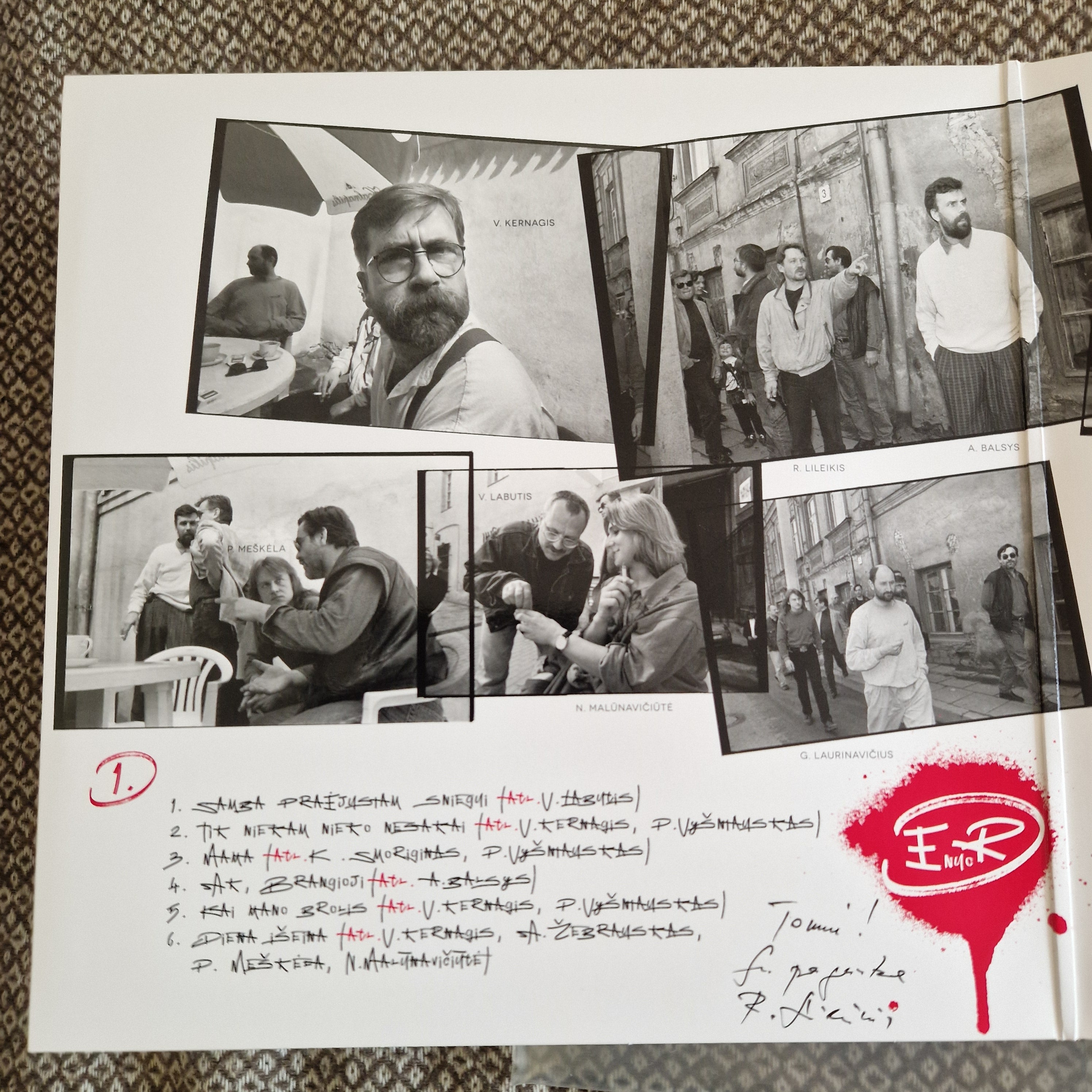Various – Evangelija Nuo Romo / Vinyl LP / SIGNED / AUTOGRAPHED
