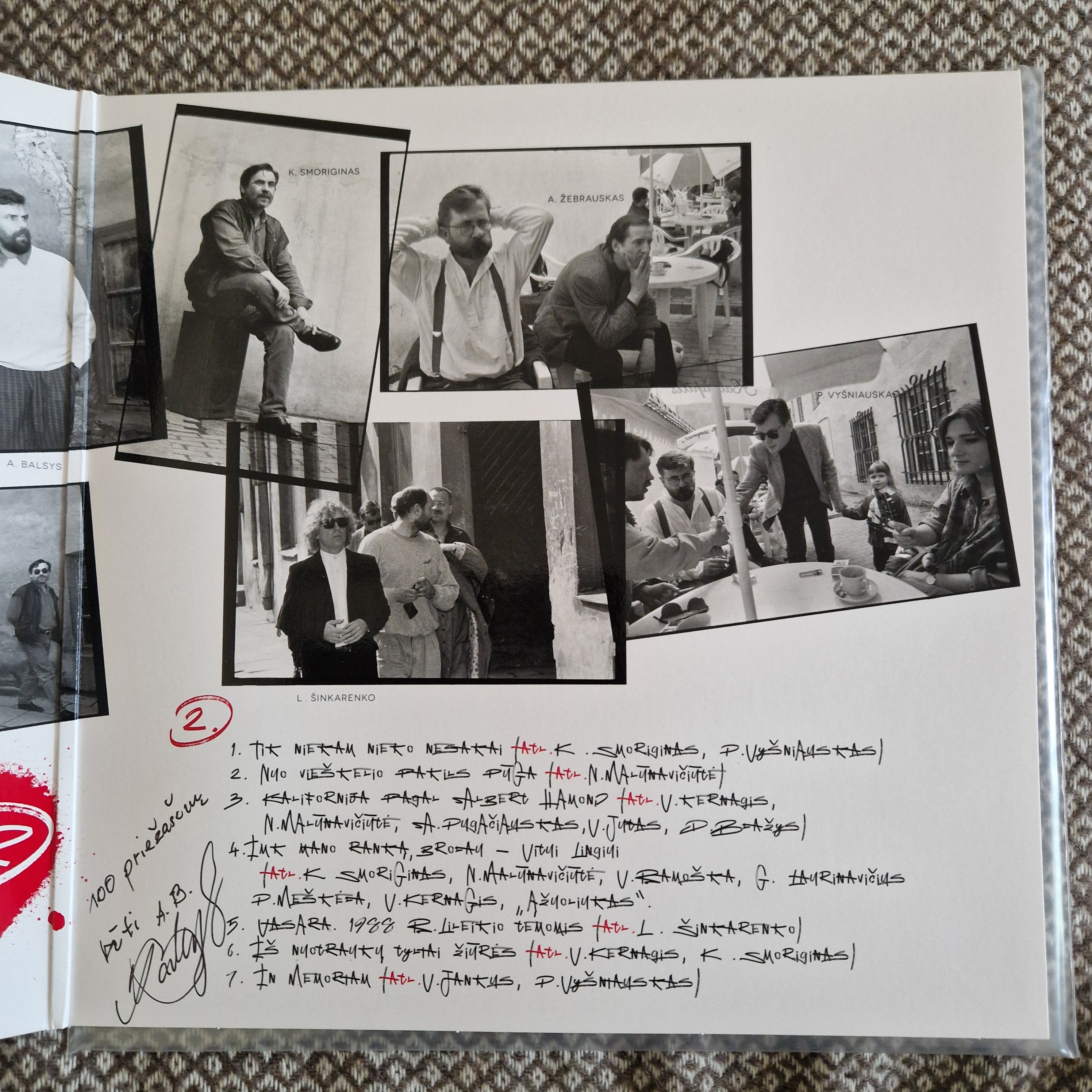 Various – Evangelija Nuo Romo / Vinyl LP / SIGNED / AUTOGRAPHED