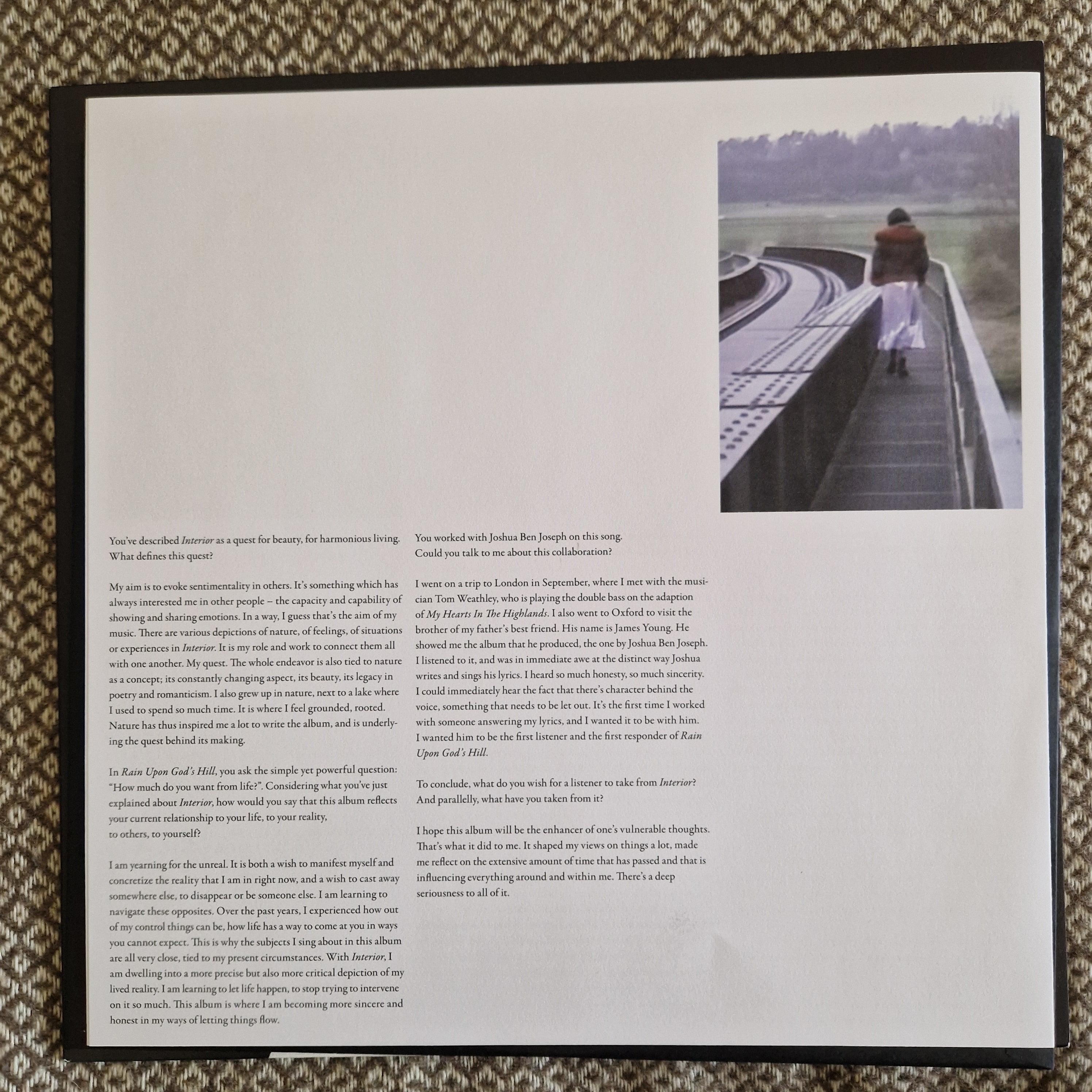 Rosa Anschütz – Interior / Vinyl LP SIGNED / AUTOGRAPHED