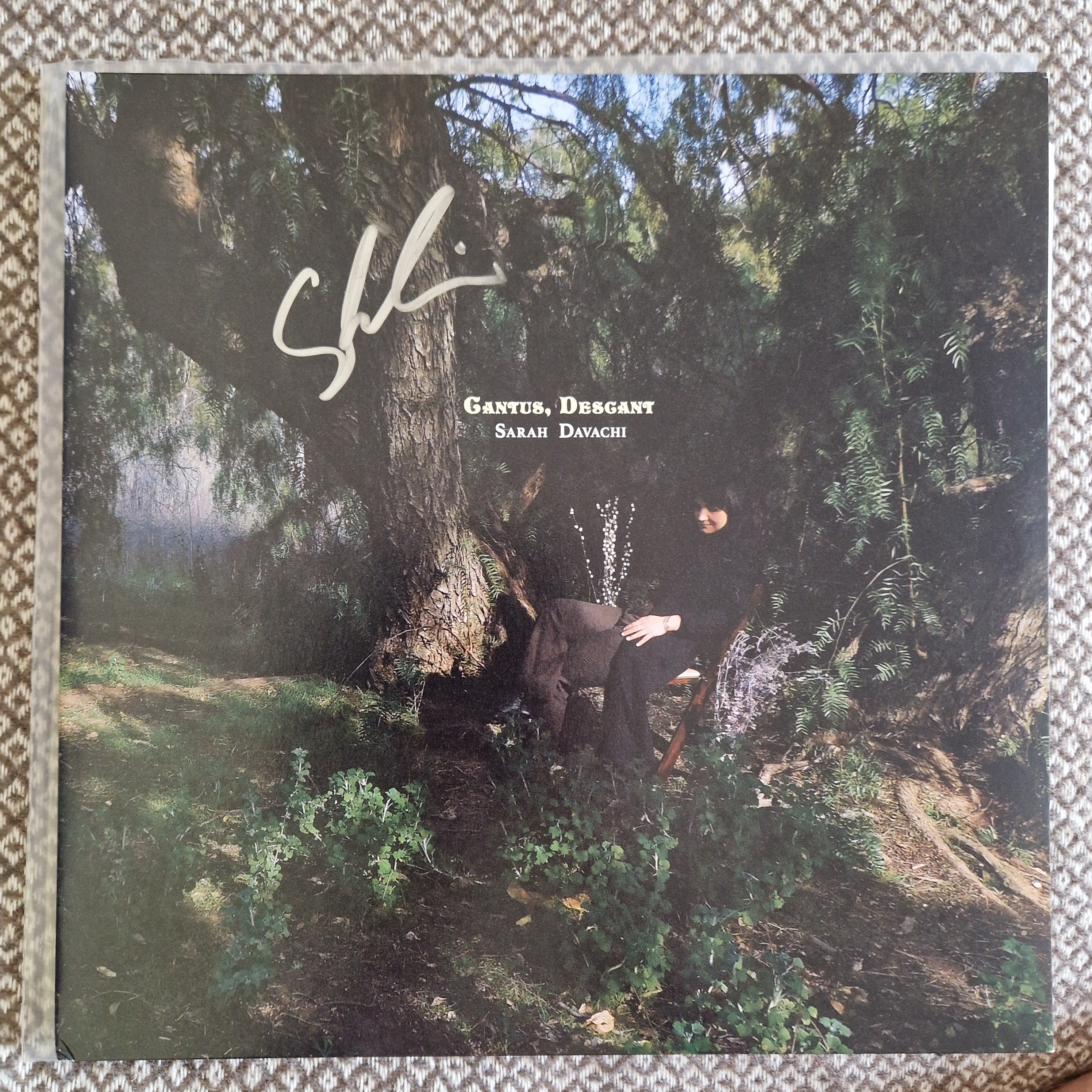 Sarah Davachi – Cantus, Descant / Vinyl 2LP on Clear SIGNED / AUTOGRAPHED