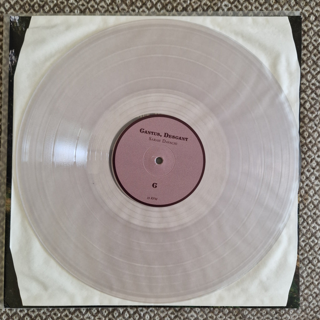 Sarah Davachi – Cantus, Descant / Vinyl 2LP on Clear SIGNED / AUTOGRAPHED
