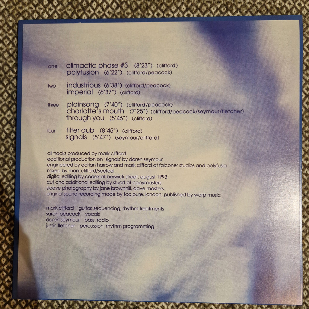 Seefeel – Quique / Vinyl 2LP SIGNED / AUTOGRAPHED