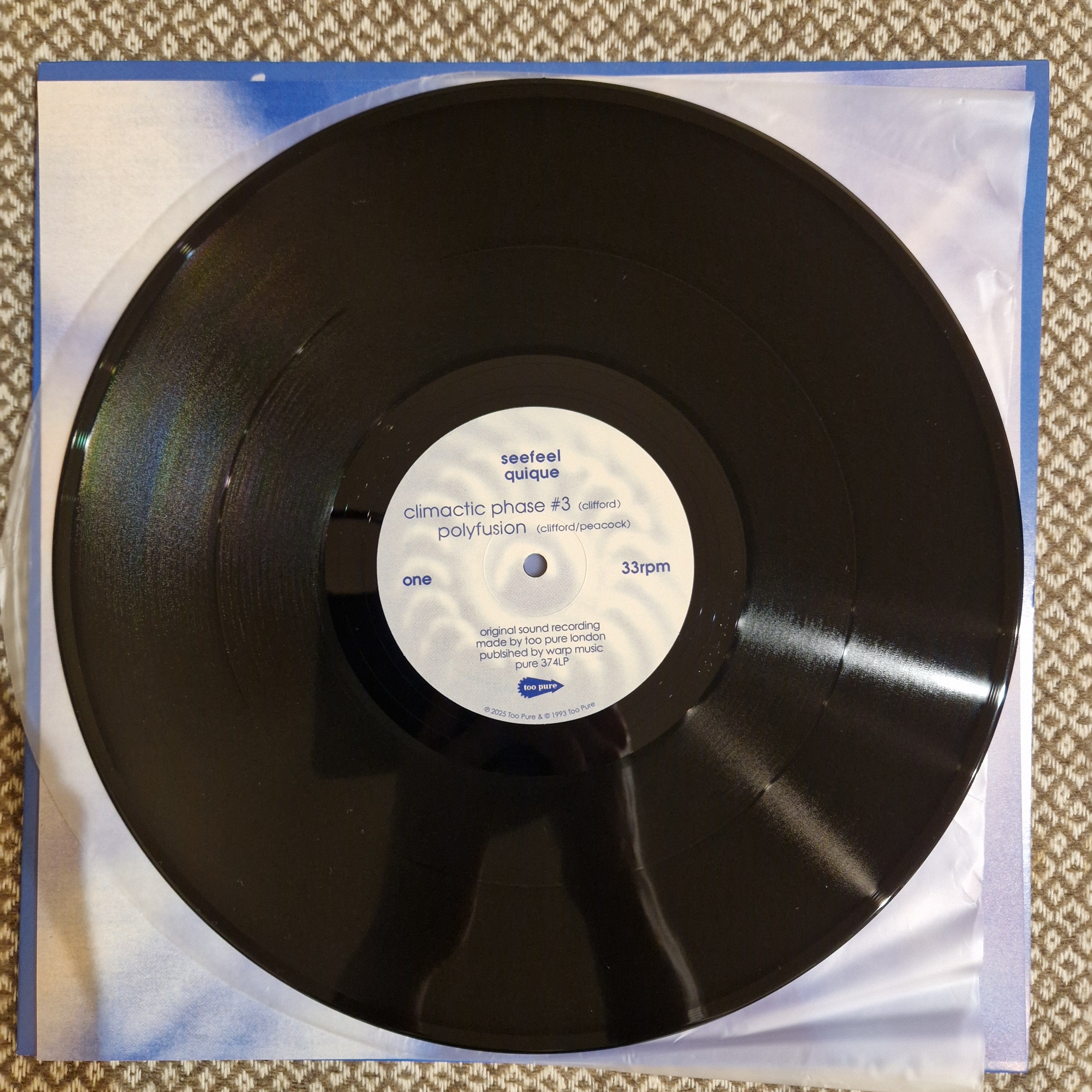 Seefeel – Quique / Vinyl 2LP SIGNED / AUTOGRAPHED