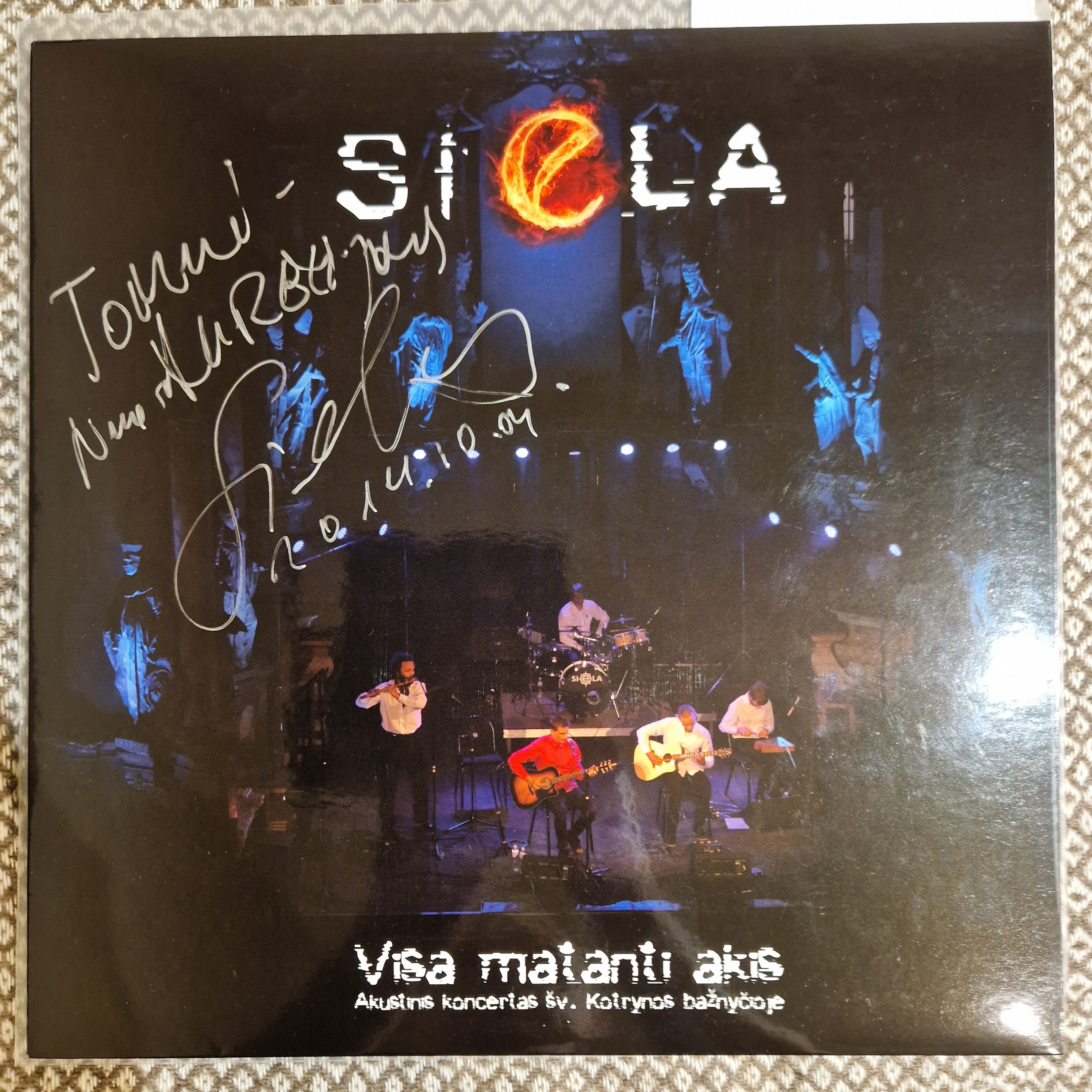 Siela – Visa Matanti Akis (Akustinis Koncertas Š / Vinyl LP SIGNED / AUTOGRAPHED