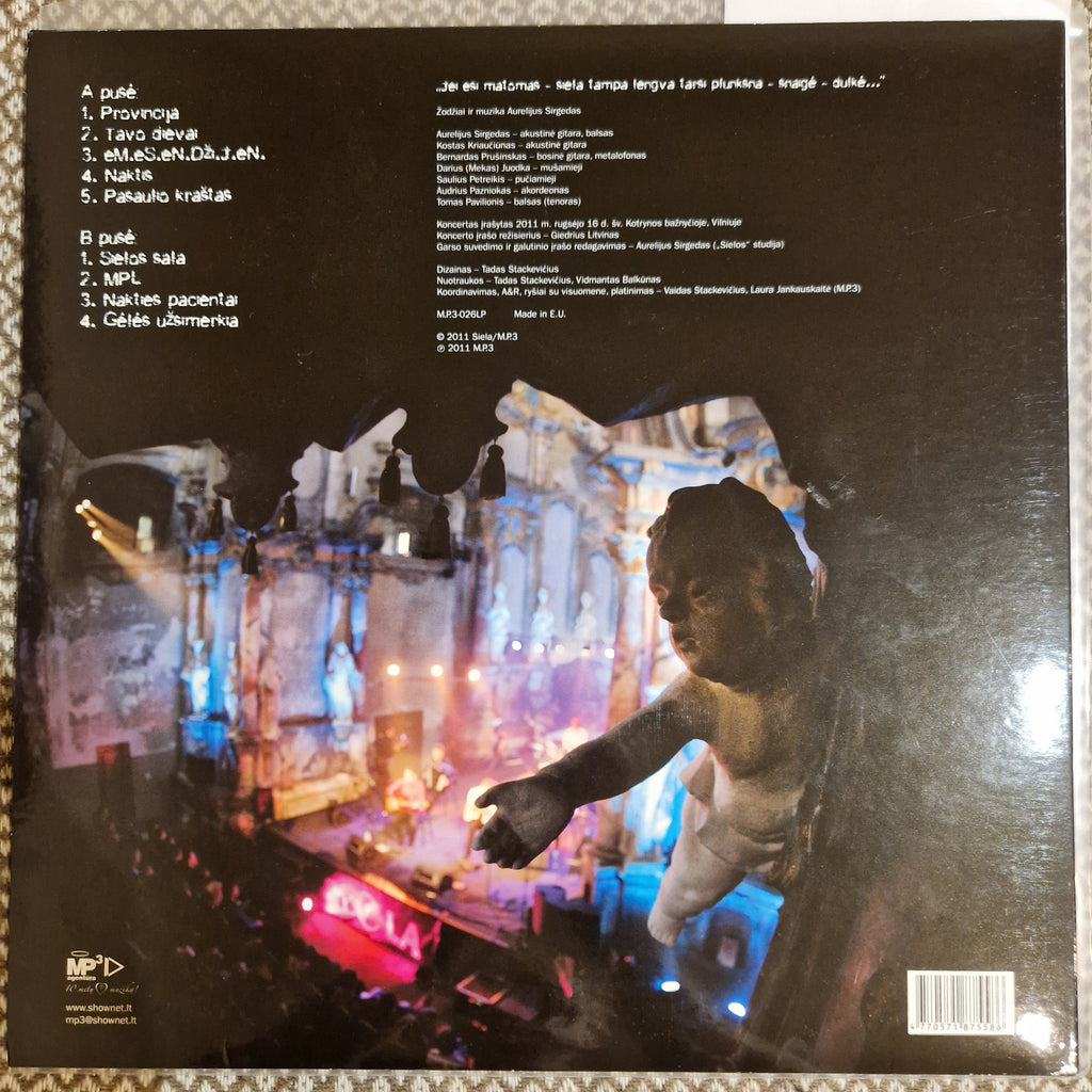 Siela – Visa Matanti Akis (Akustinis Koncertas Š / Vinyl LP SIGNED / AUTOGRAPHED