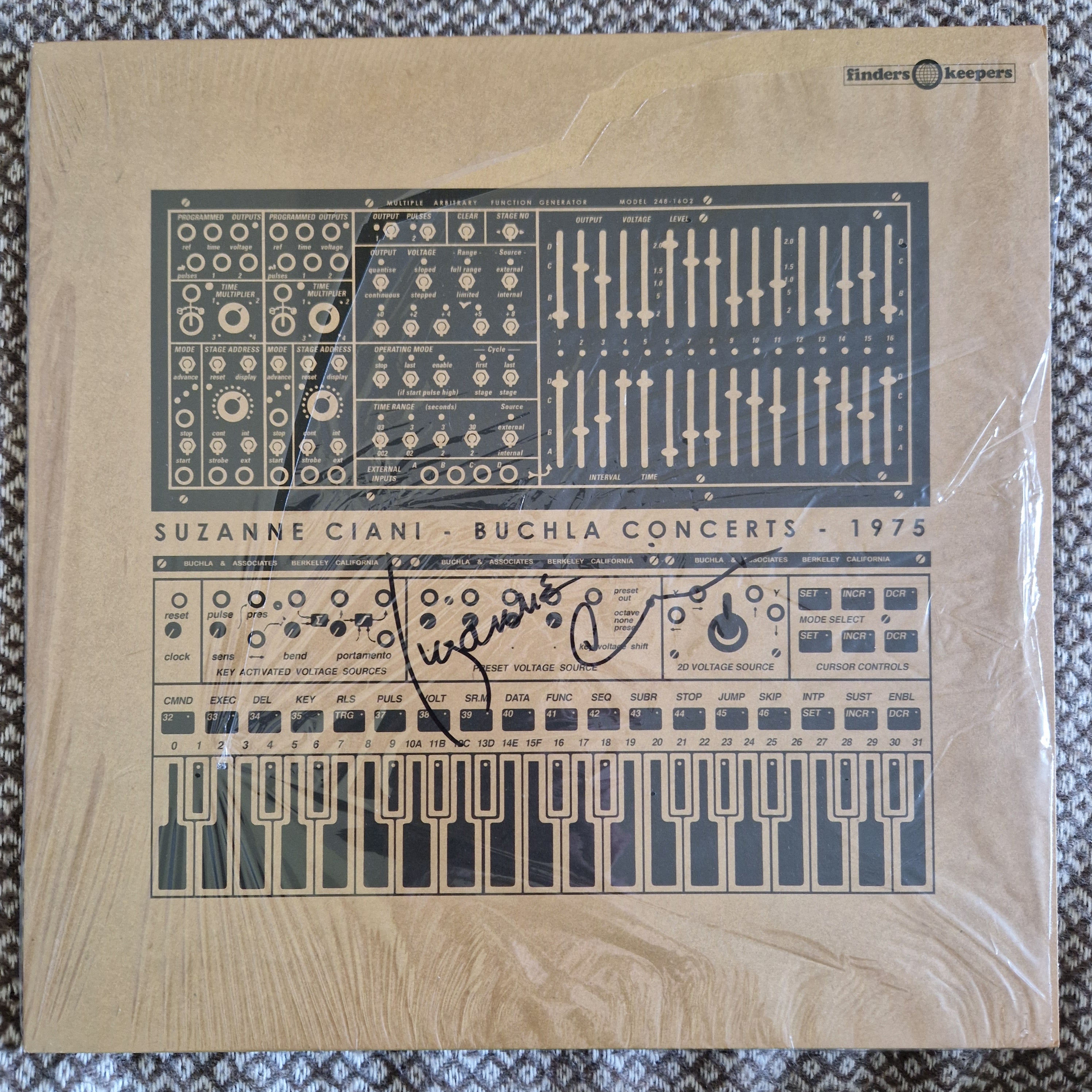 Suzanne Ciani – Buchla Concerts 1975 / Vinyl LP SIGNED / AUTOGRAPHED