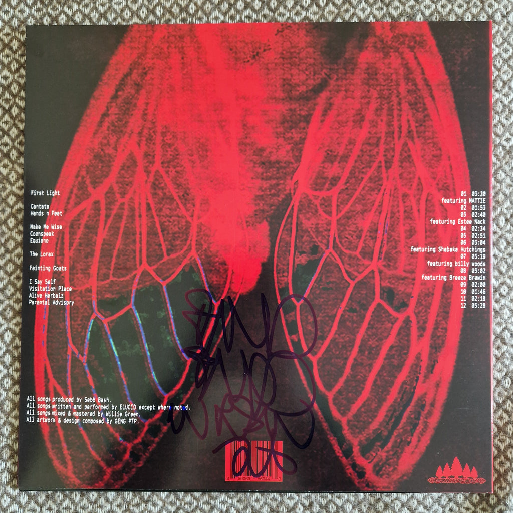 Elucid, Sebb Bash – I Guess U Had To Be There / Vinyl LP on Transparent / SIGNED