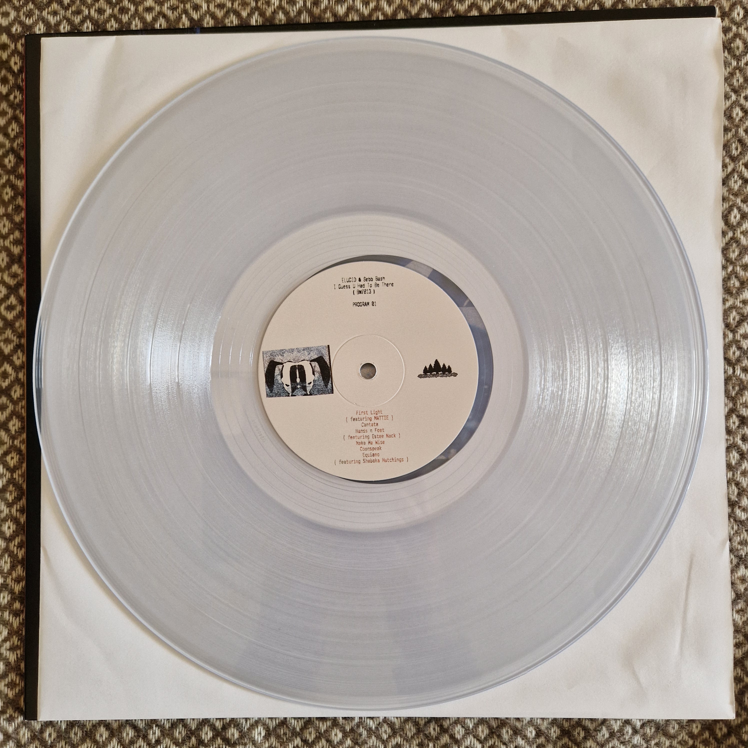 Elucid, Sebb Bash – I Guess U Had To Be There / Vinyl LP on Transparent / SIGNED
