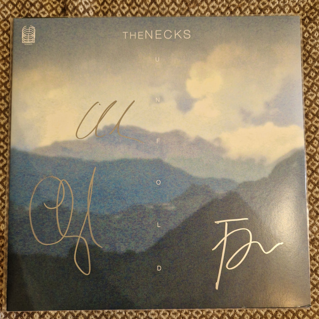 The Necks - Unfold / Vinyl 2LP SIGNED / AUTOGRAPHED