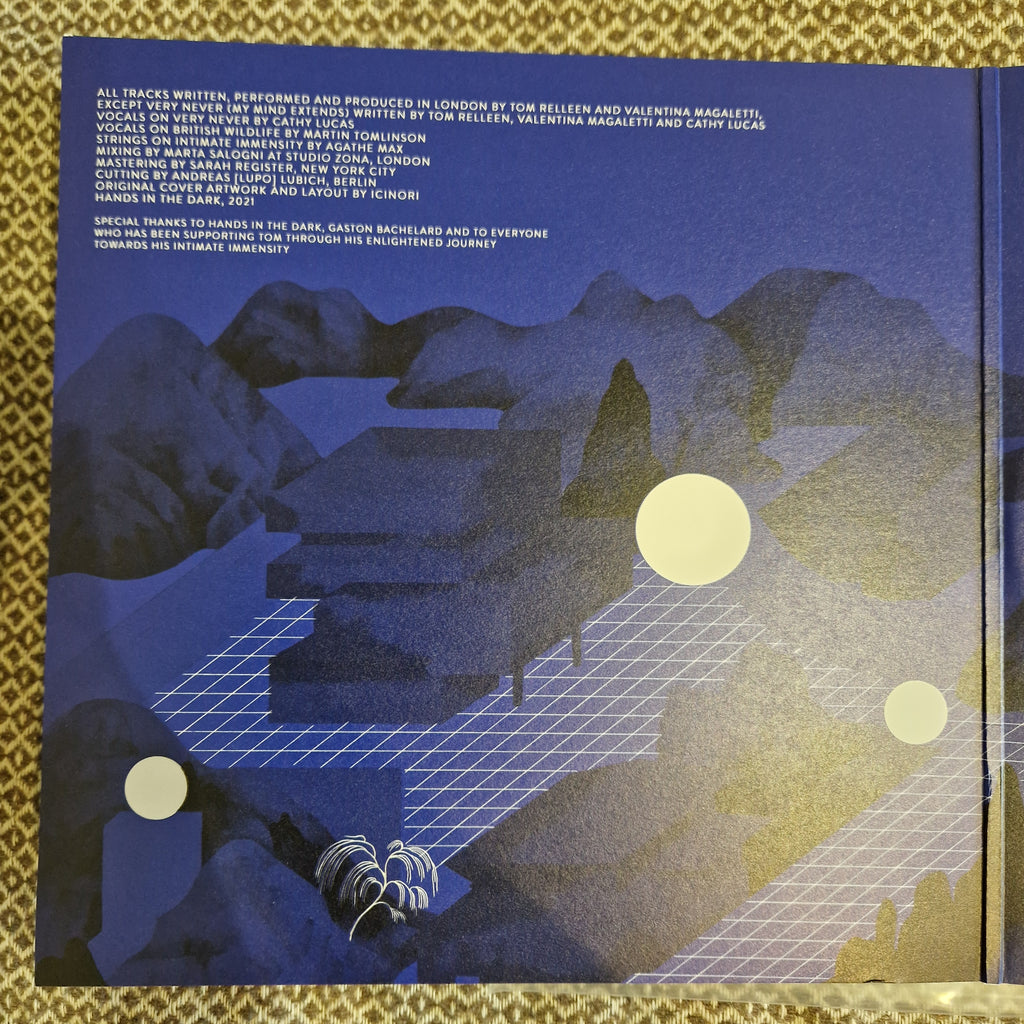 Tomaga – Intimate Immensity / Vinyl LP SIGNED AUTOGRAPHED by Valentina Magaletti