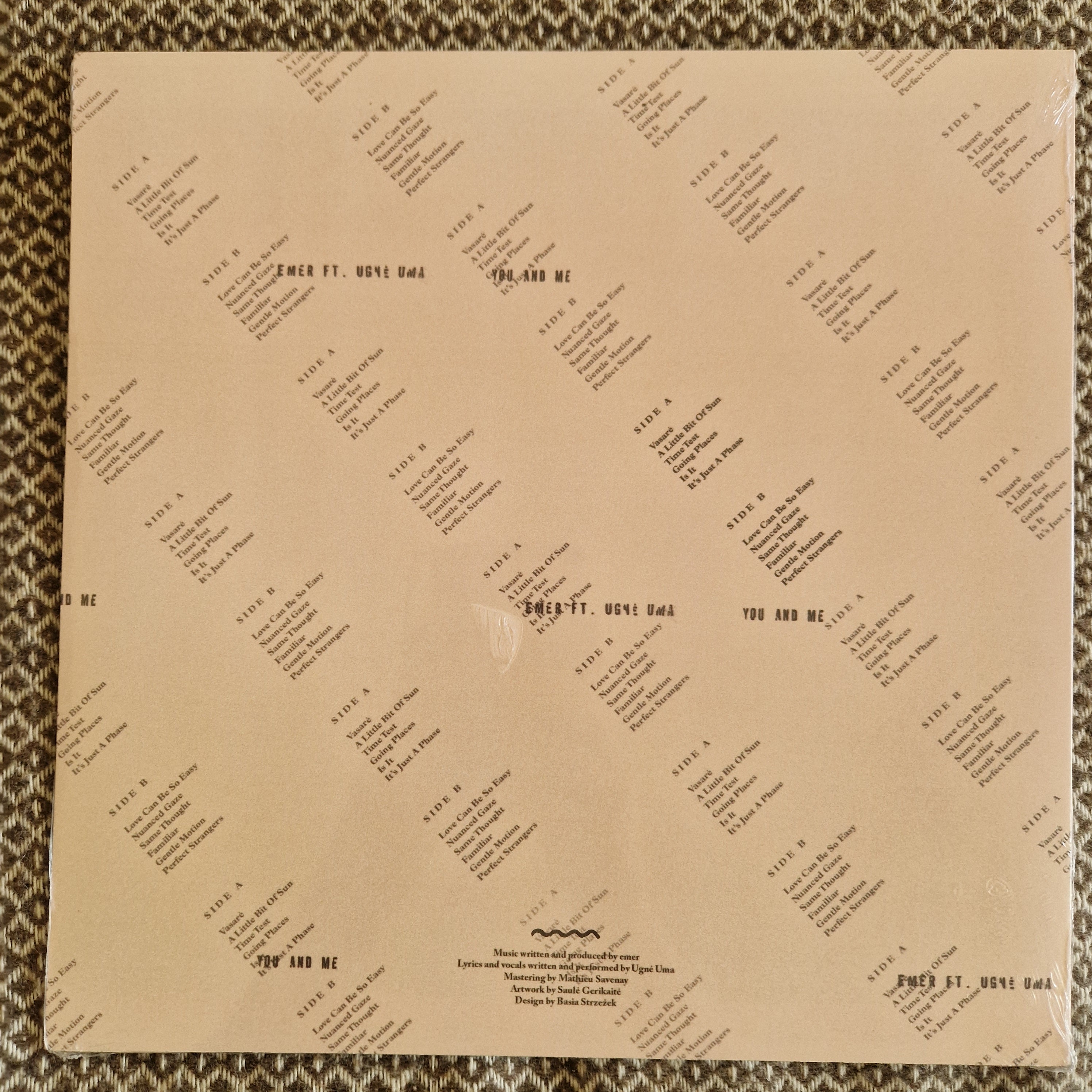 emer feat. Ugnė Uma - you and me / Vinyl LP
