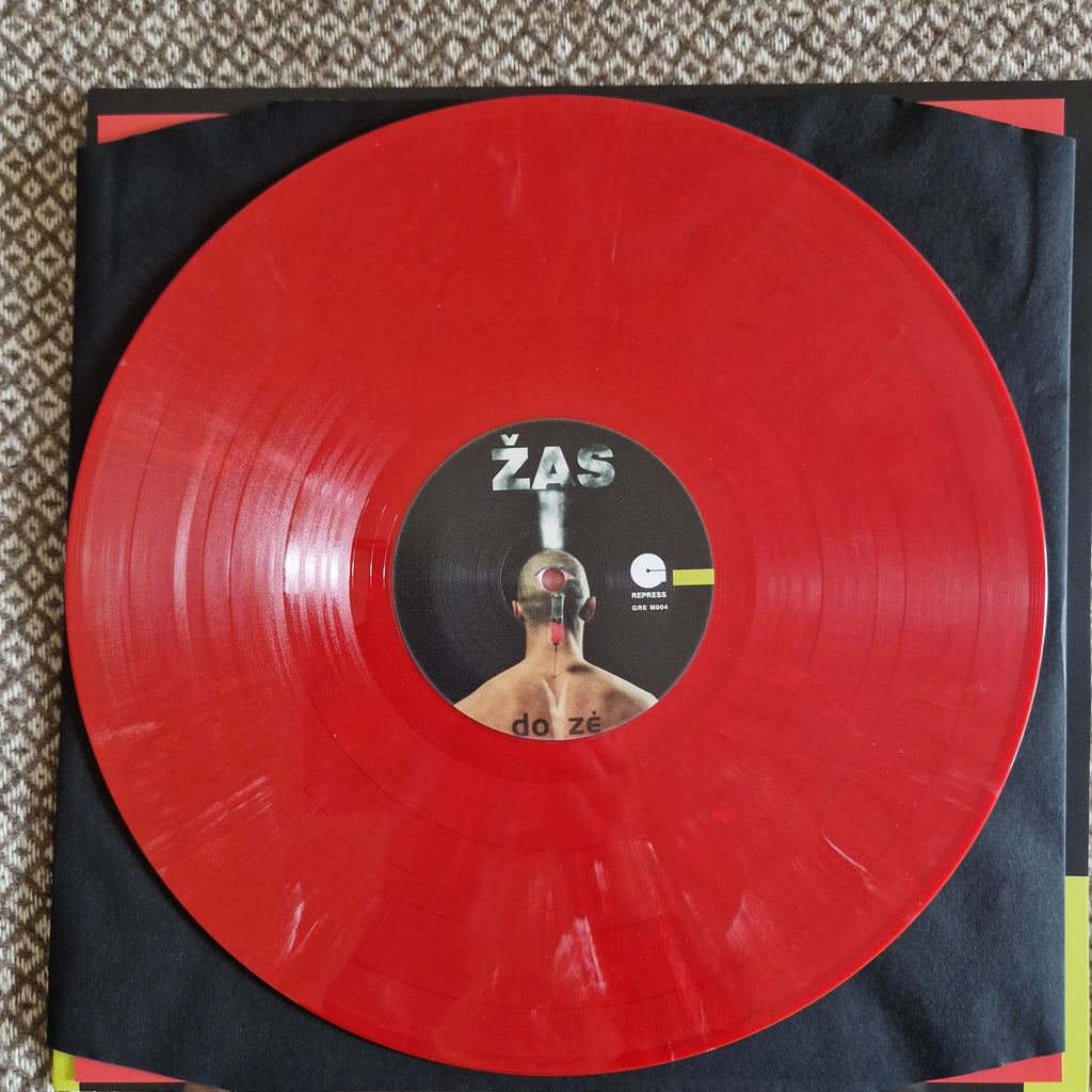 ŽAS – Dozė / Vinyl LP on Red Marble / SIGNED AUTOGRAPHED