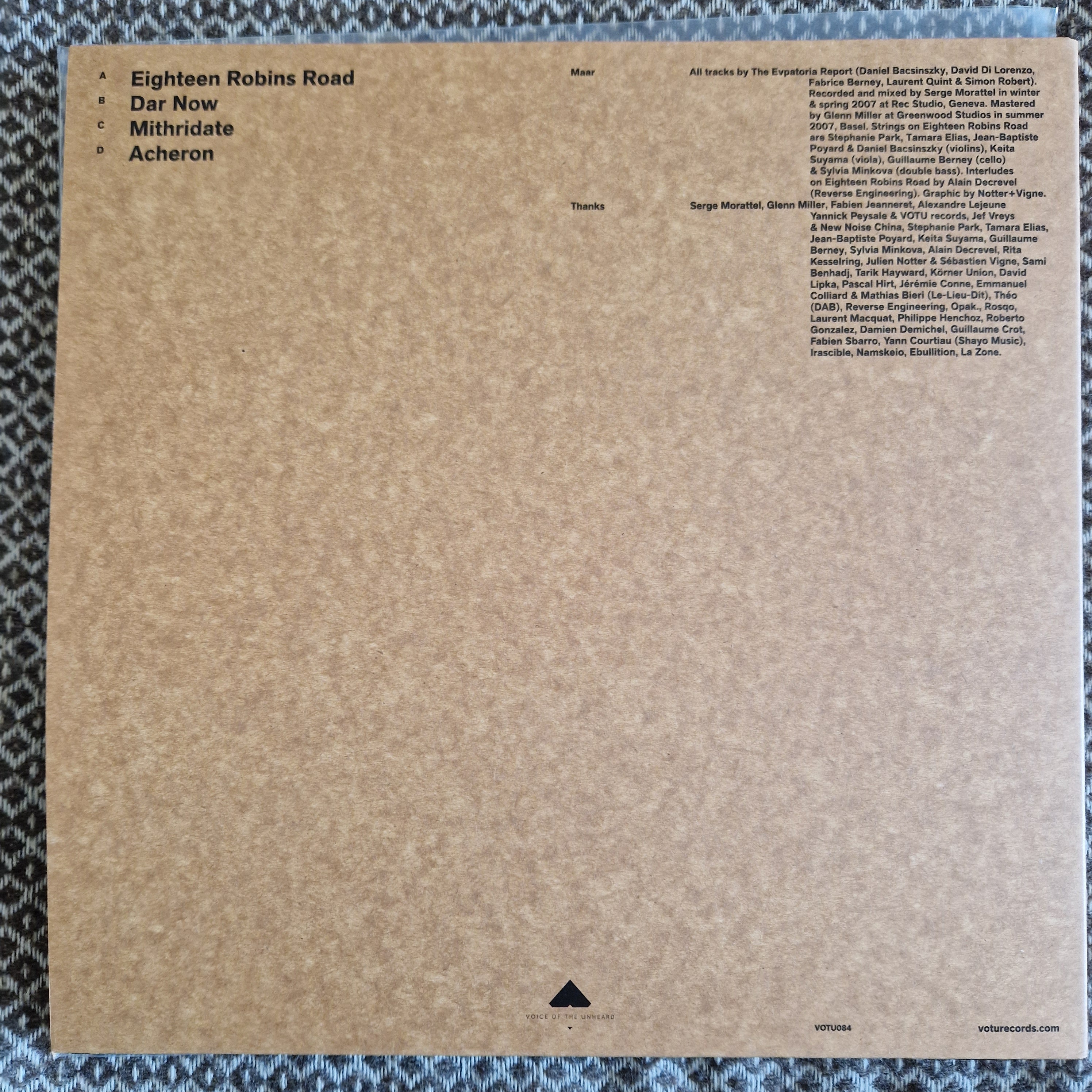 The Evpatoria Report – Maar / Vinyl 2LP on Triple Stripe