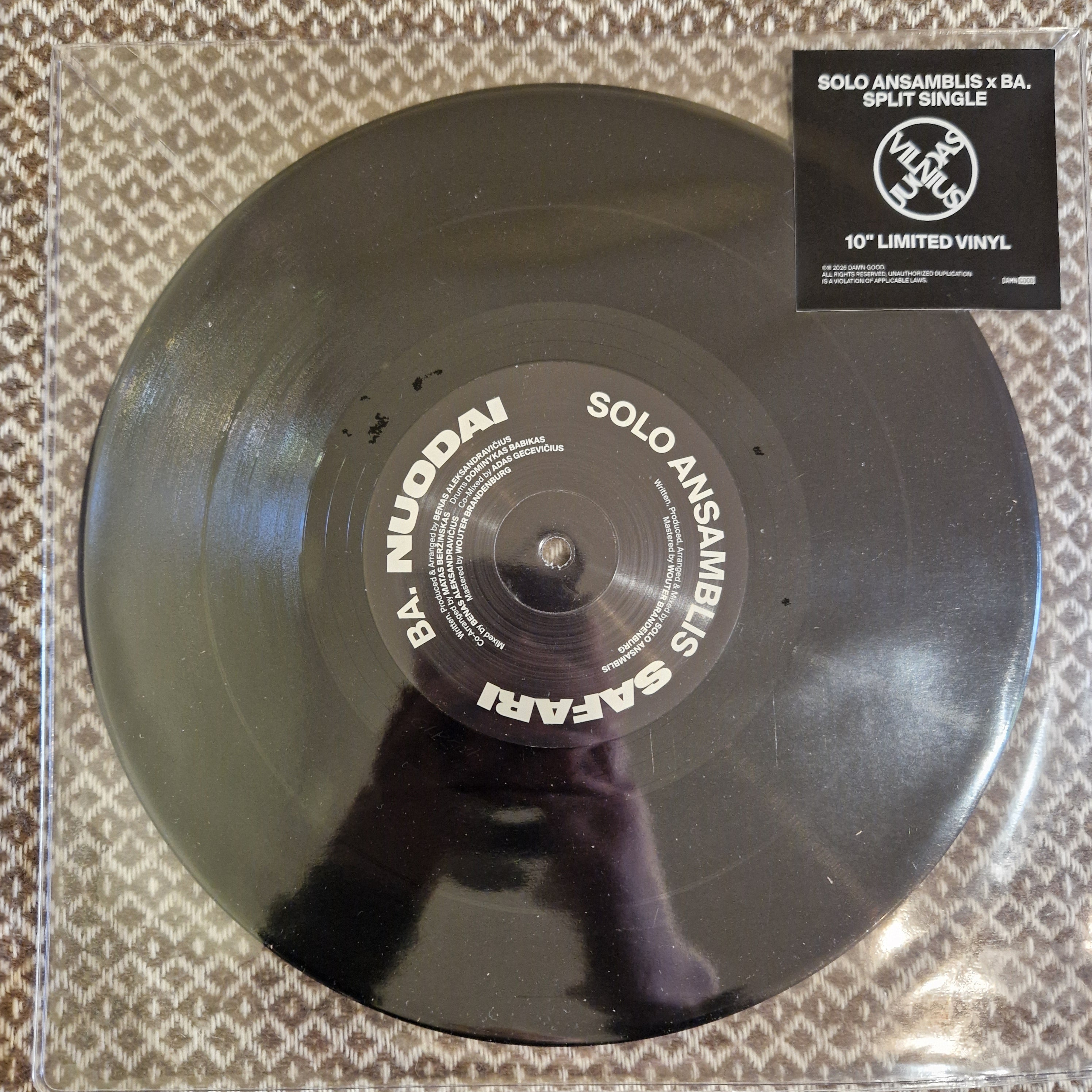 Ba., Solo Ansamblis – JV2026 / Vinyl 10"