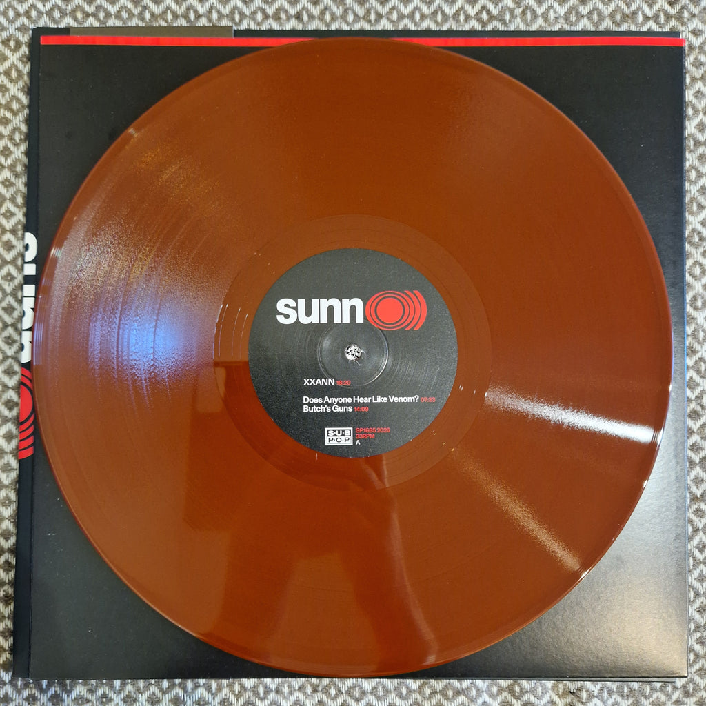 Sunn O))) – Sunn O))) / Vinyl 2LP on Oxblood Signed Autographed