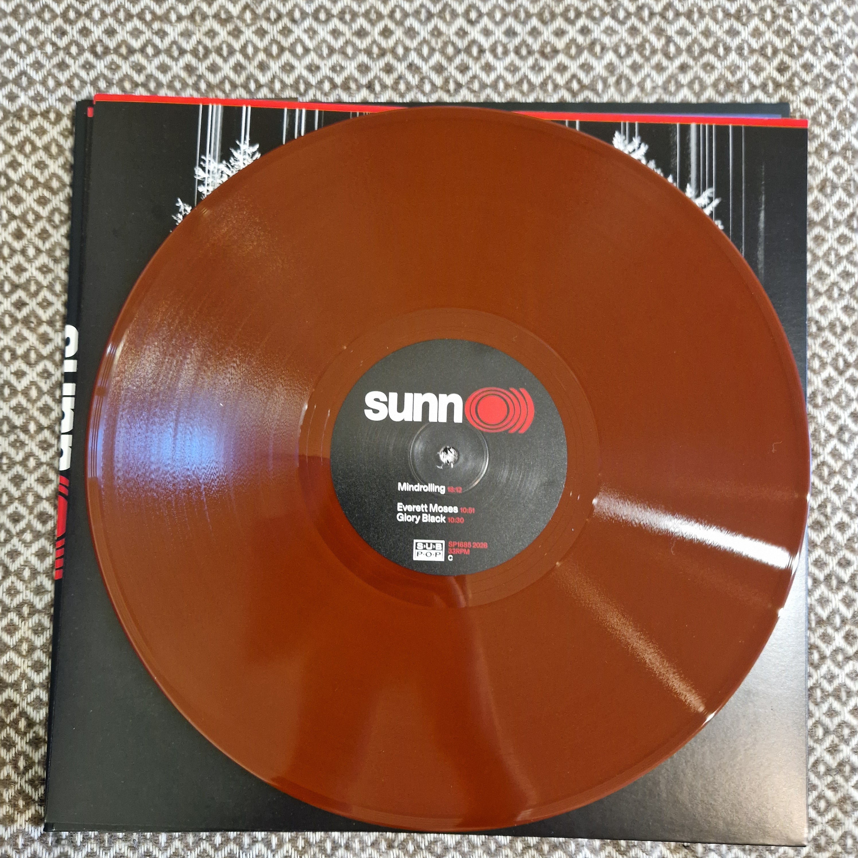 Sunn O))) – Sunn O))) / Vinyl 2LP on Oxblood Signed Autographed