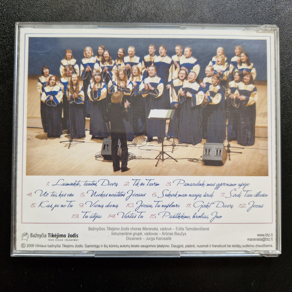 Bažnyčios Tikėjimo Žodis Choras "Maranata" – Dangaus Paliesti / CD Album