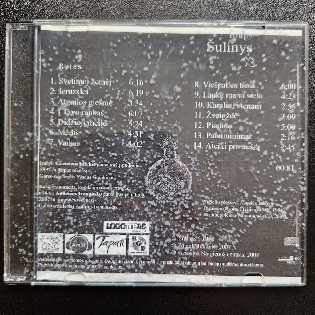 Grupė Šulinys - Rytas / CDr Album