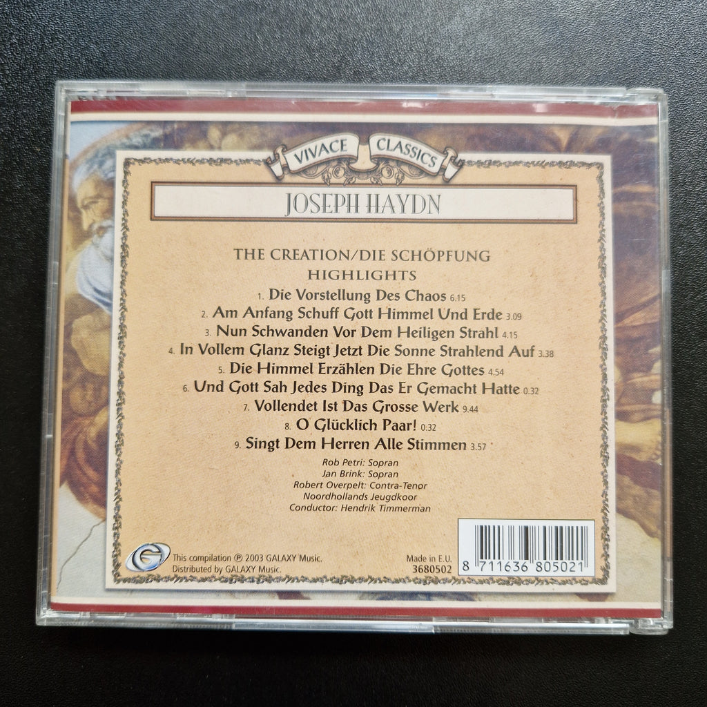 Joseph Haydn – The Creation. Die Schopfung / CD Album