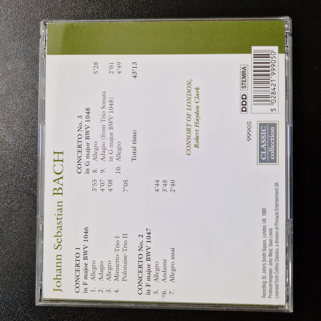 Johann Sebastian Bach, Consort Of London, Robert Haydon Clark – Bran / CD Album