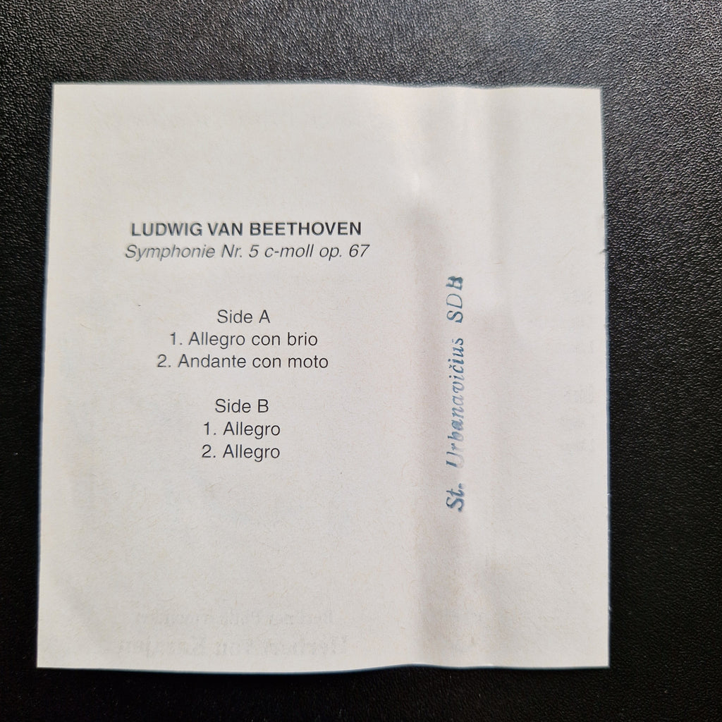 Ludwig van Beethoven, Herbert von Karajan, Berliner Philharmoni / Cassette Album