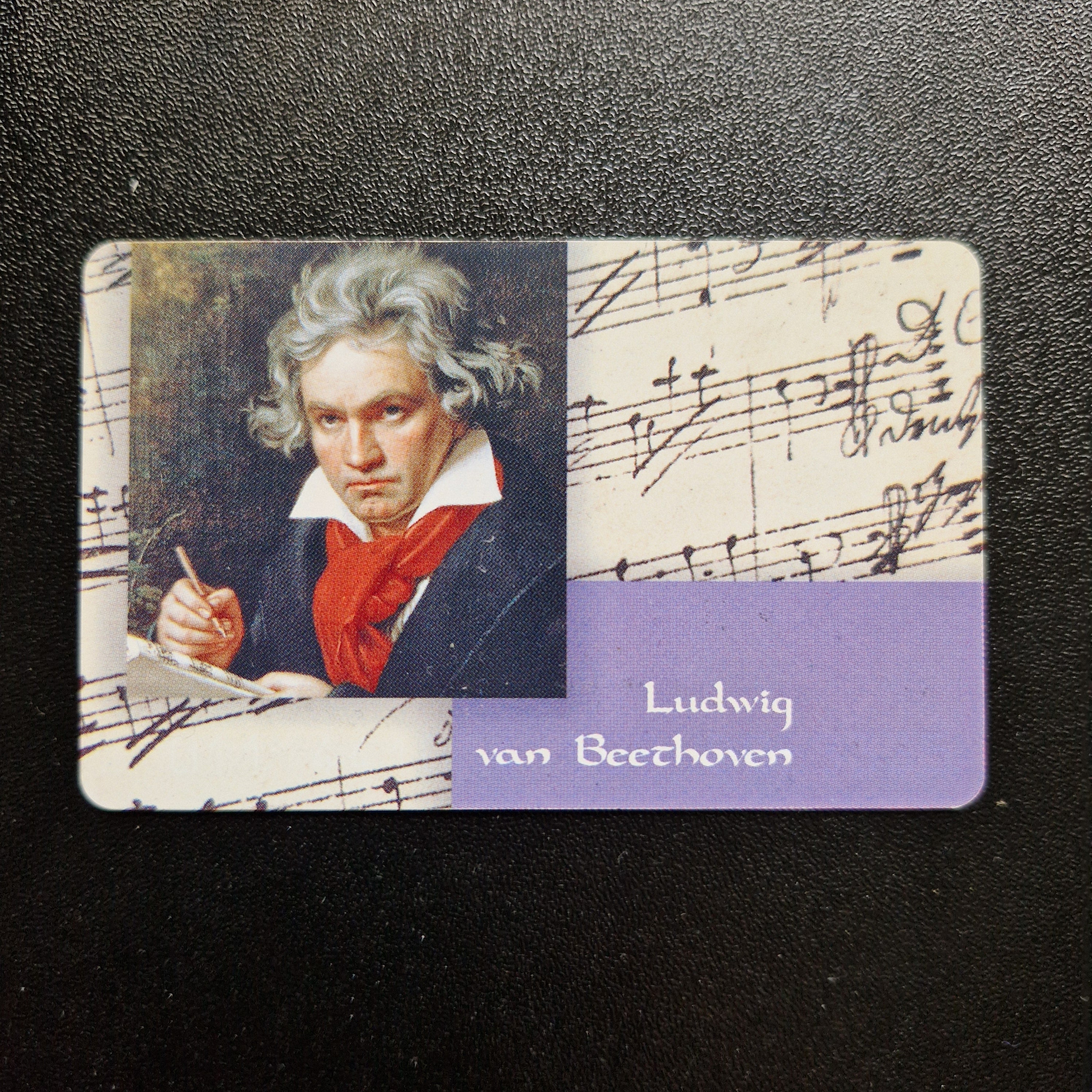 Ludwig van Beethoven souvenir Telefonkarte 2002