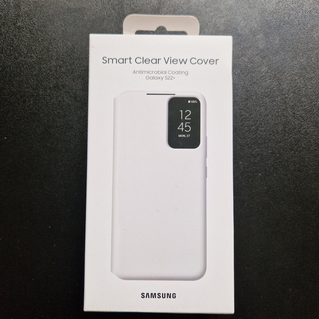 Samsung Galaxy S22+ Smart Clear View Cover White