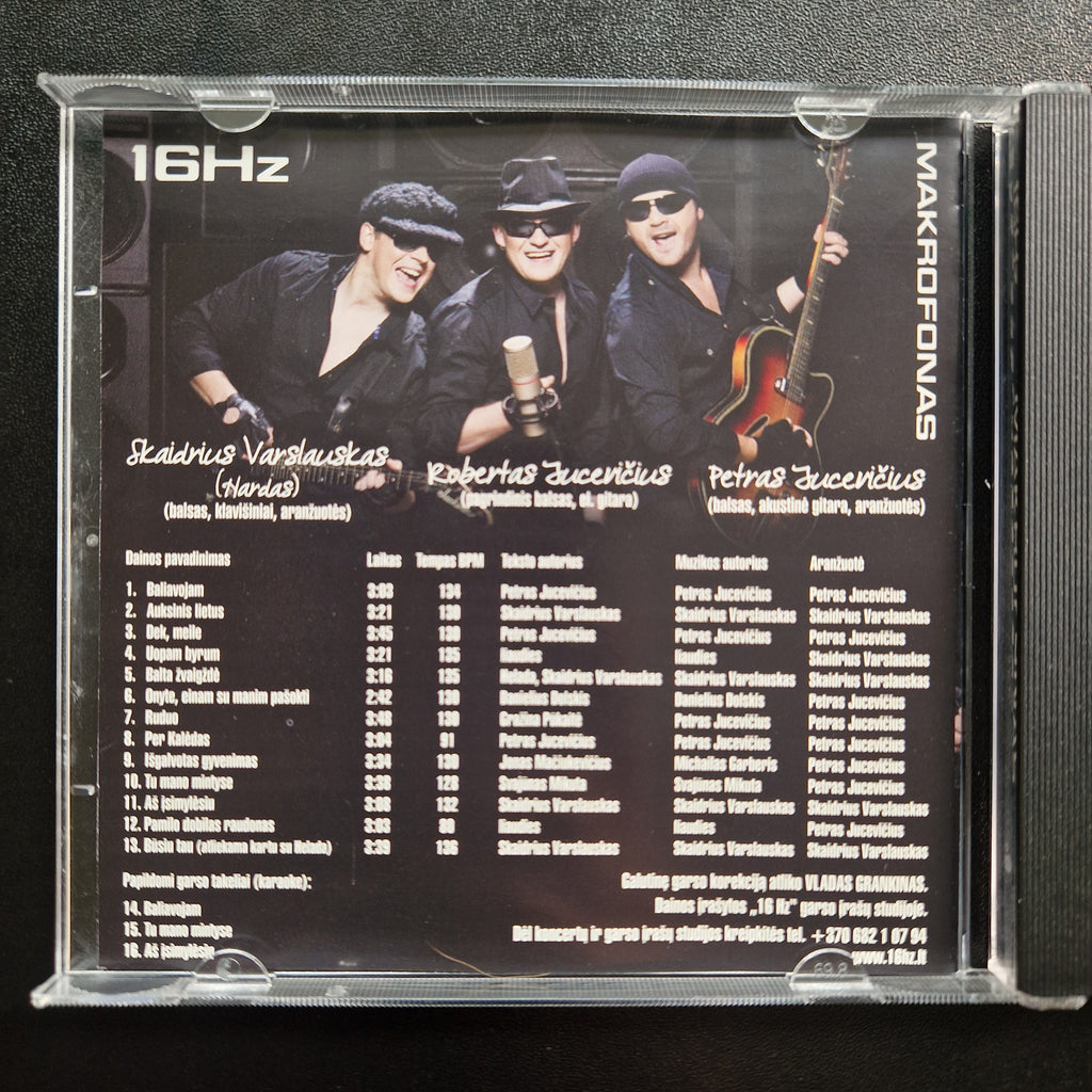16 Hz ‎– Makrofonas / CD Album