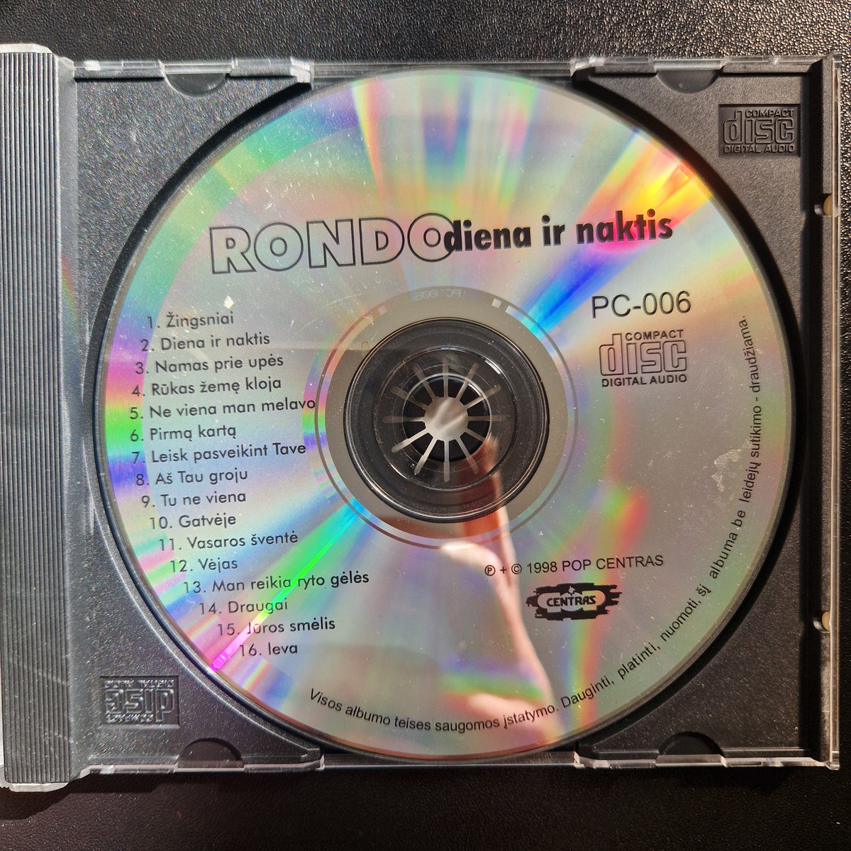 Rondo – Diena Ir Naktis / CD Album