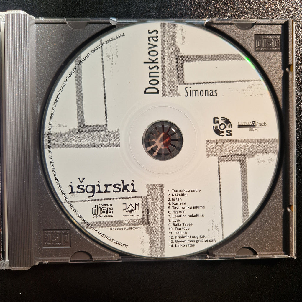 Simonas Donskovas ‎– Išgirski / CD Album