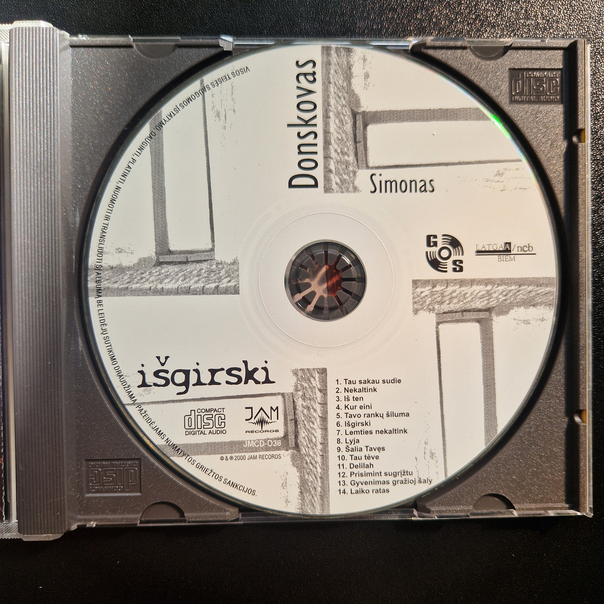 Simonas Donskovas ‎– Išgirski / CD Album
