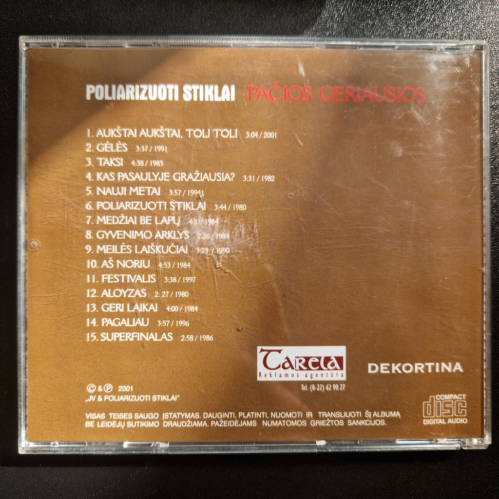 Poliarizuoti Stiklai ‎– Pačios Geriausios / CD Album