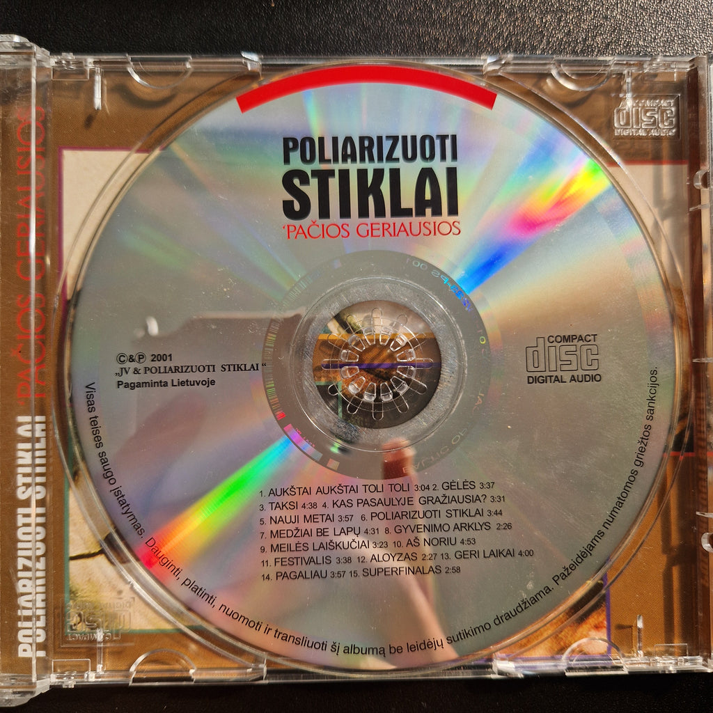 Poliarizuoti Stiklai ‎– Pačios Geriausios / CD Album