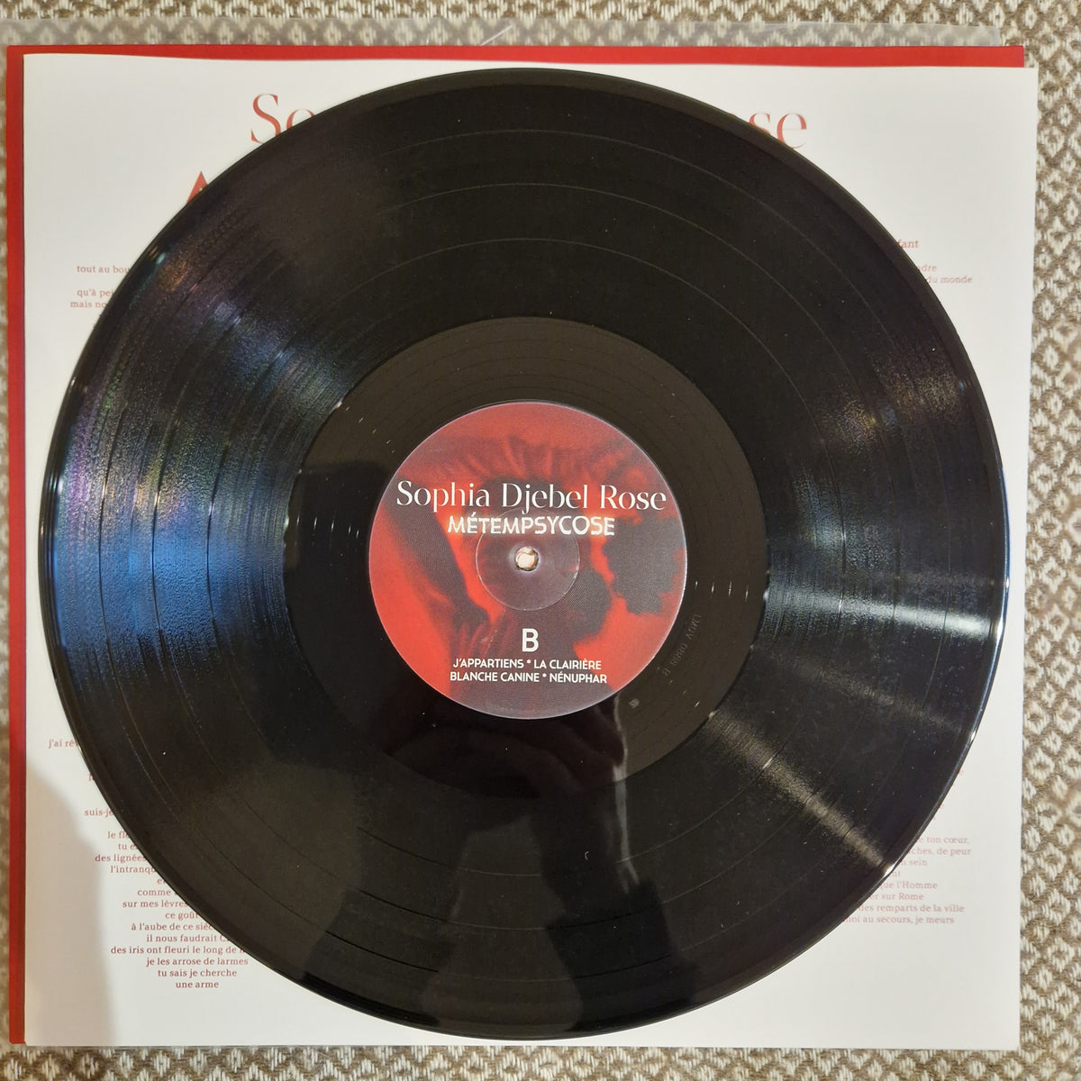 Sophia Djebel Rose ‎– Métempsycose / Vinyl LP