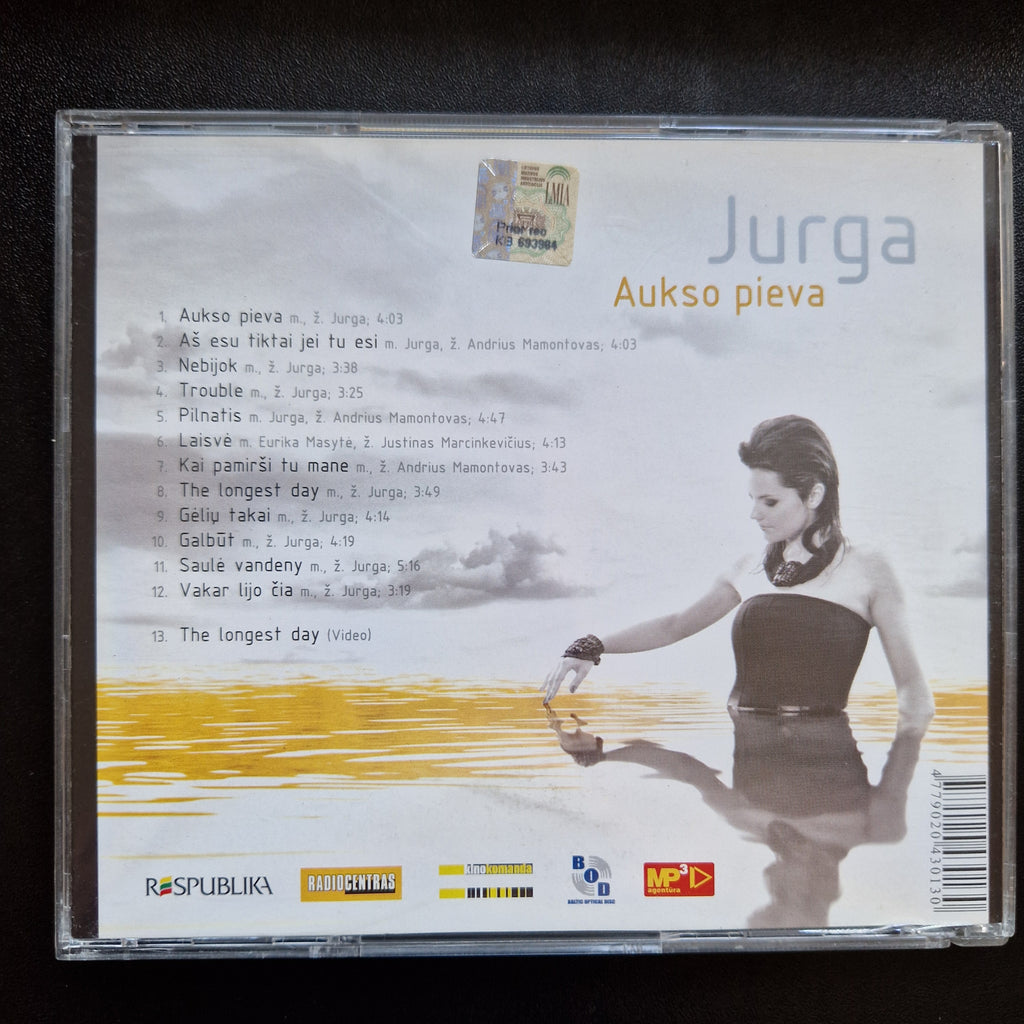 Jurga ‎– Aukso Pieva / CD Album