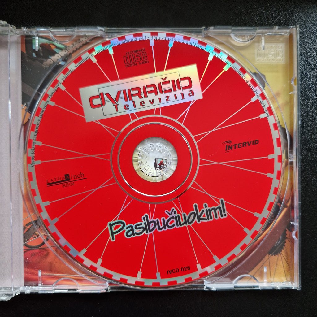 Dviračio Televizija ‎– Pasibučiuokim! / CD Album