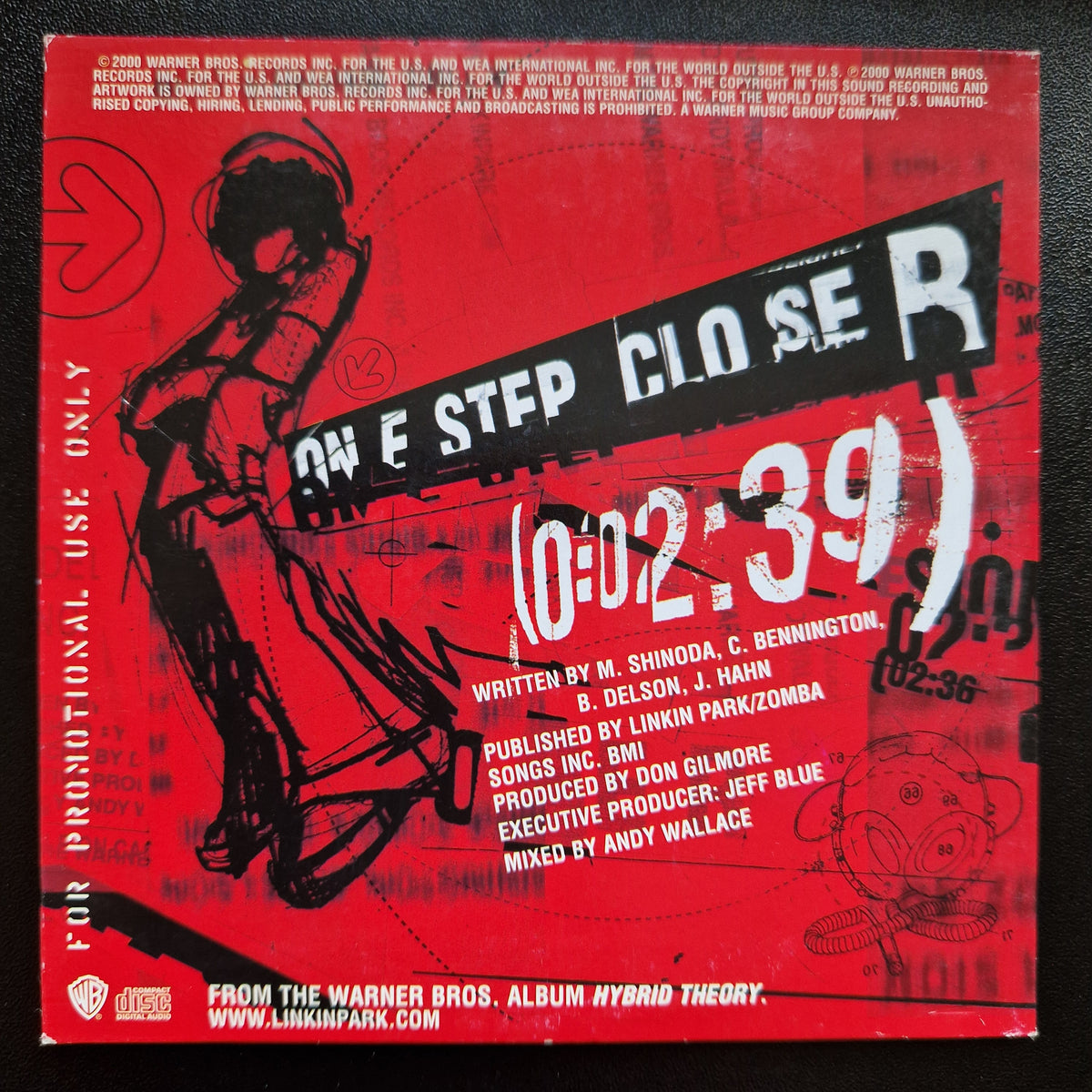 Linkin Park ‎– One Step Closer / CD Single Promotional