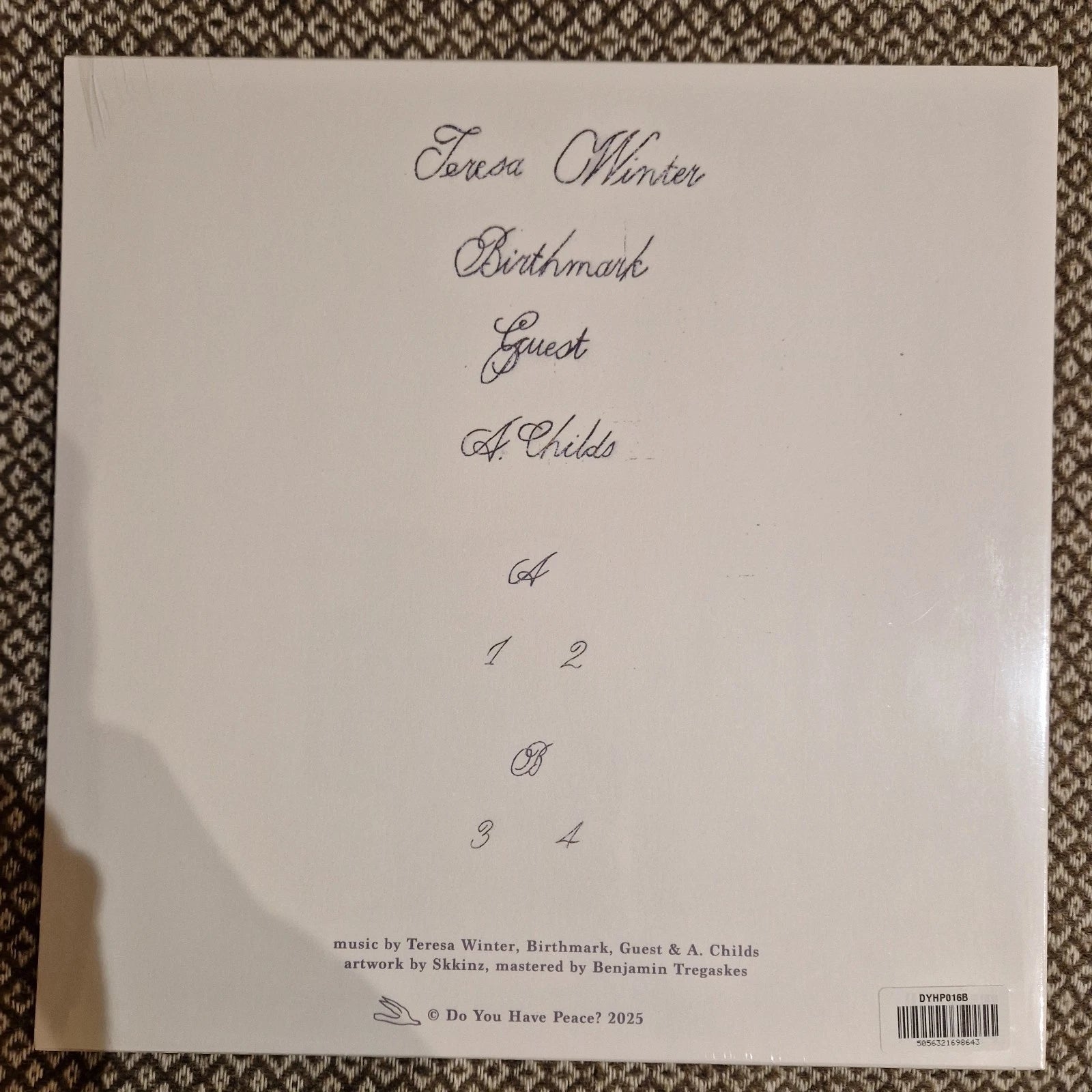 Teresa Winter, Birthmark, Guest, A.Childs / Vinyl LP on COLORED