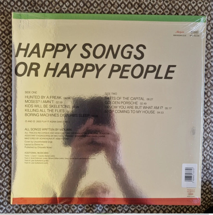 Mogwai – Happy Songs For Happy People / Vinyl LP limited on Green Transparent