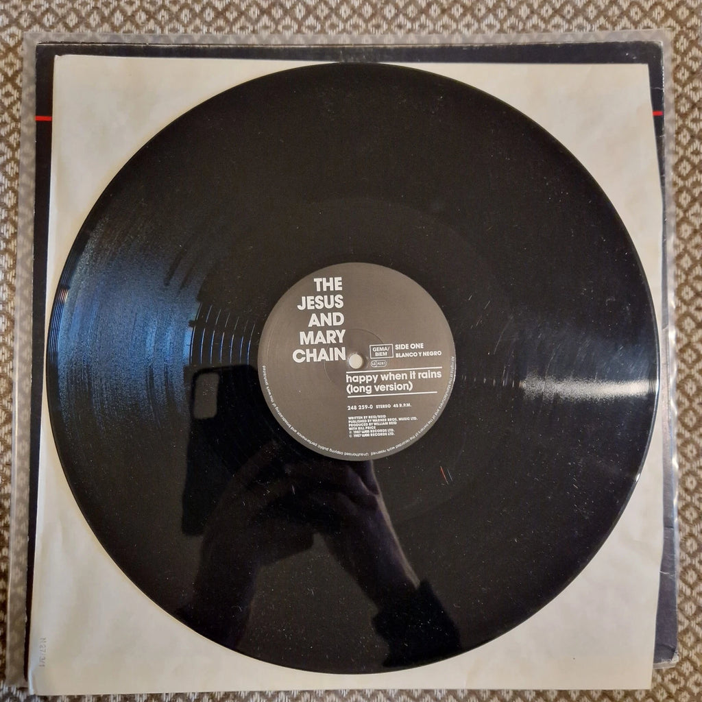 The Jesus And Mary Chain ‎– Happy When It Rains / Vinyl 12" (1987 Germany)