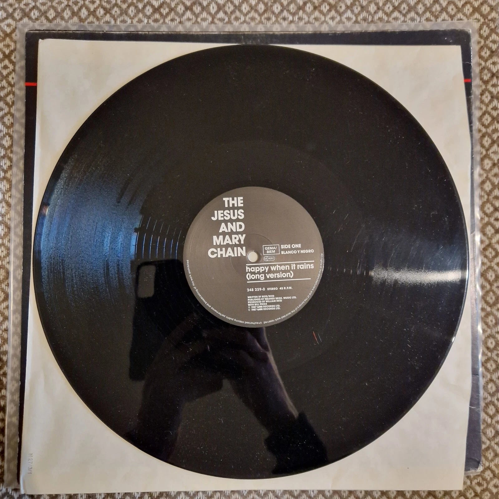 The Jesus And Mary Chain ‎– Happy When It Rains / Vinyl 12" (1987 Germany)