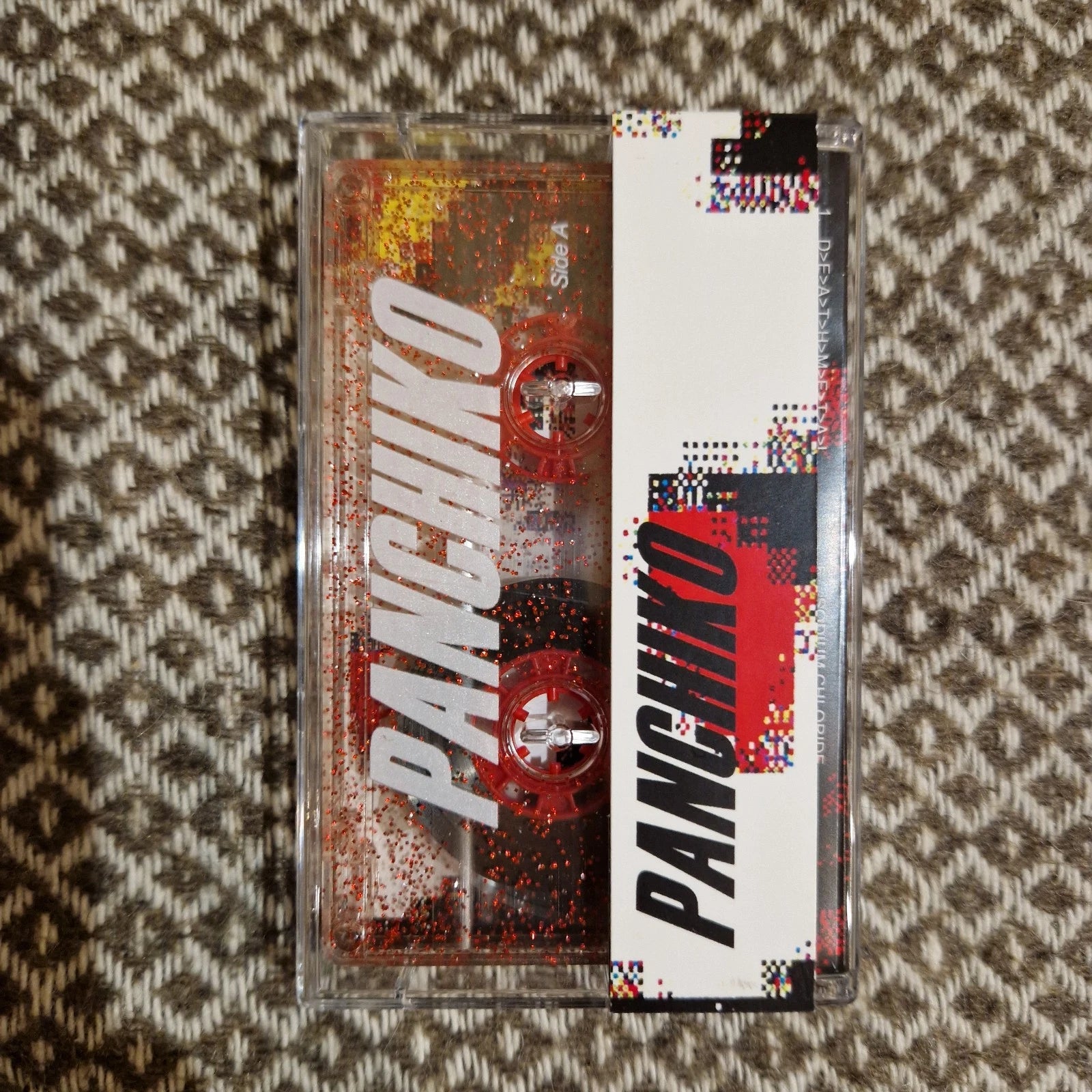 Panchiko ‎– D E A T H M E T A L (Deathmetal) / Cassette Album Red Glitter