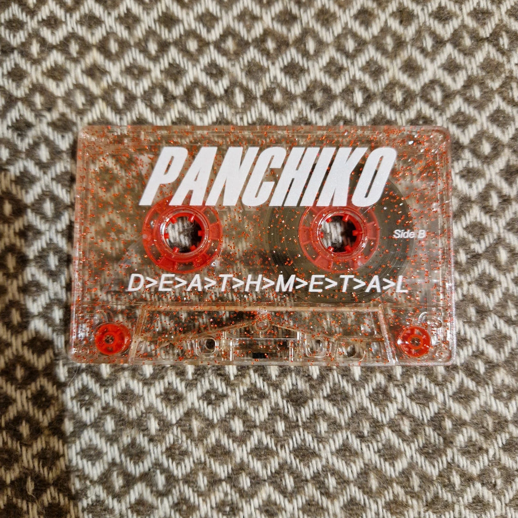 Panchiko ‎– D E A T H M E T A L (Deathmetal) / Cassette Album Red Glitter