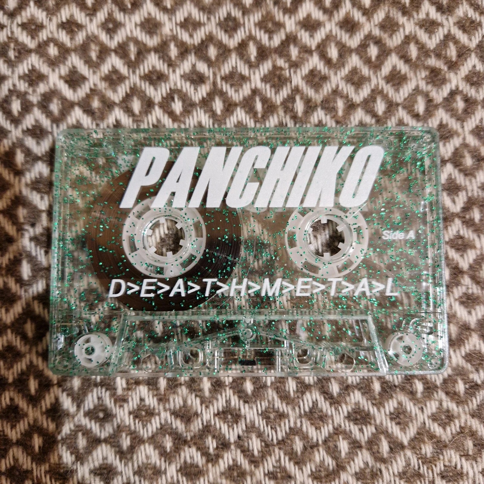 Panchiko ‎– D E A T H M E T A L (Deathmetal) / Cassette Album Green Glitter
